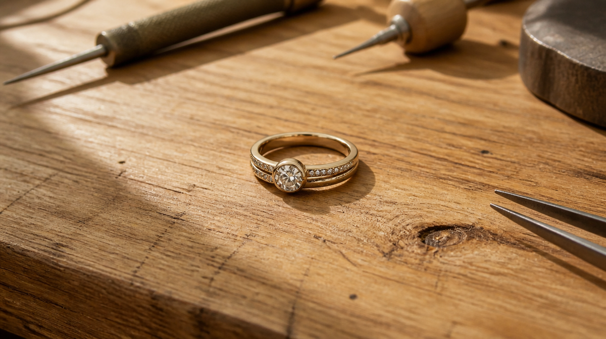 Flush Fit Engagement Ring - Should It Sit With Your Wedding Band?