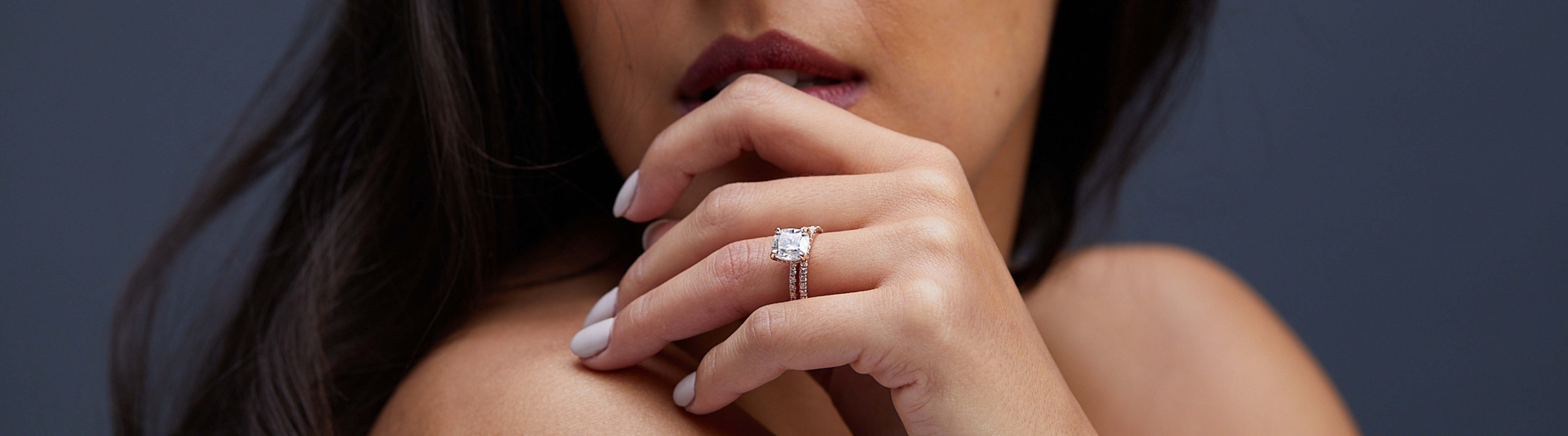 moissanite engagement rings