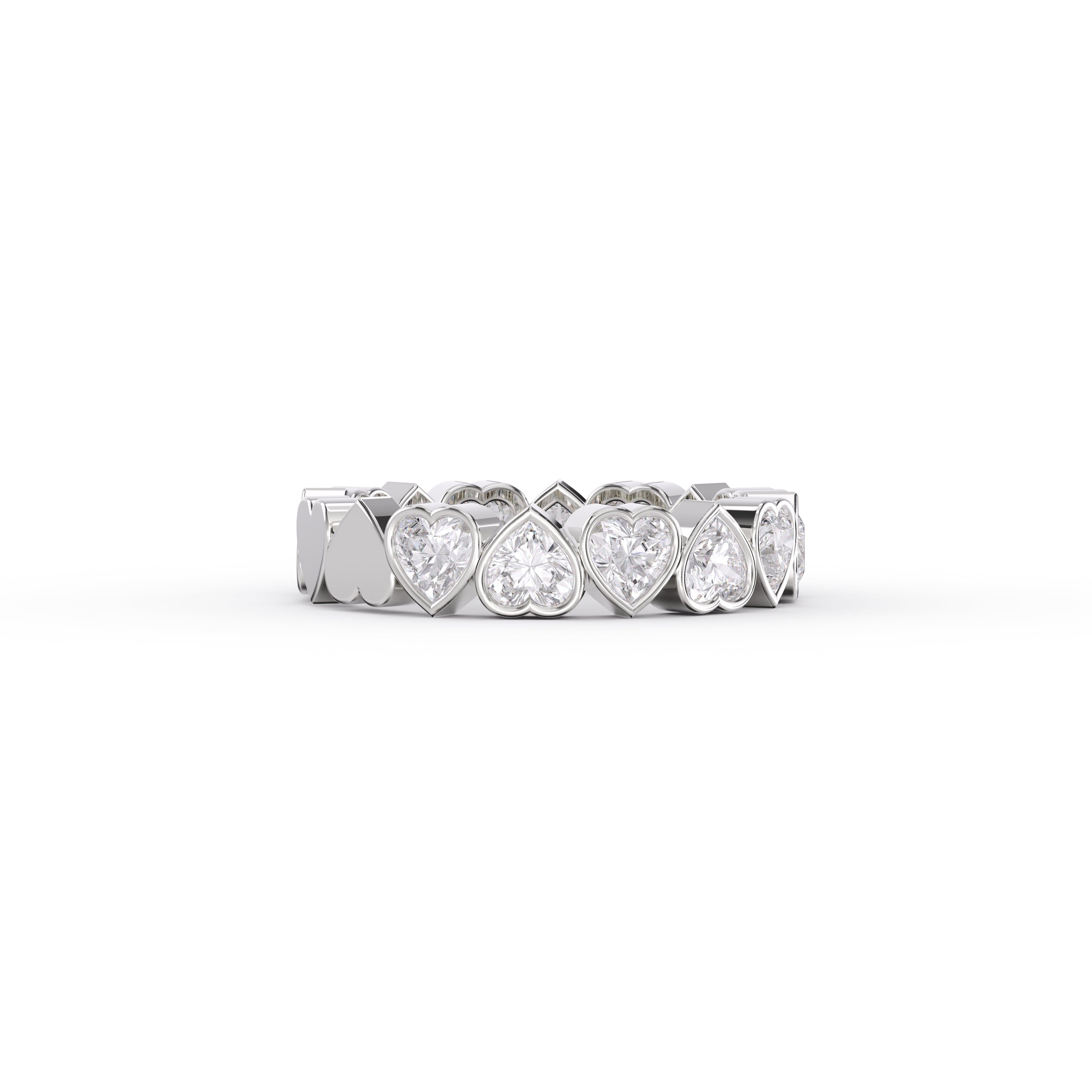 Bezel Band - Heart