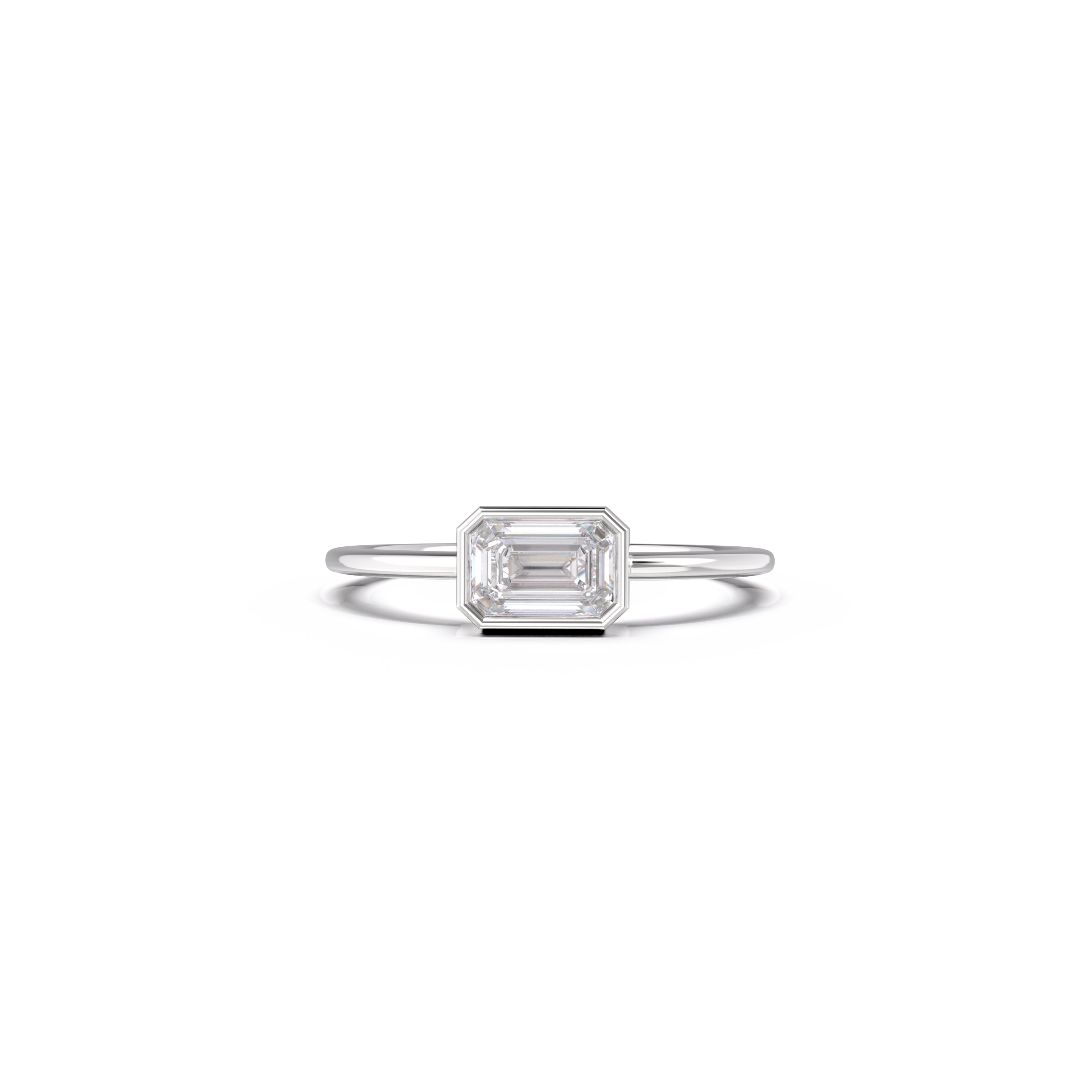 Promise Bezel - Emerald Cut