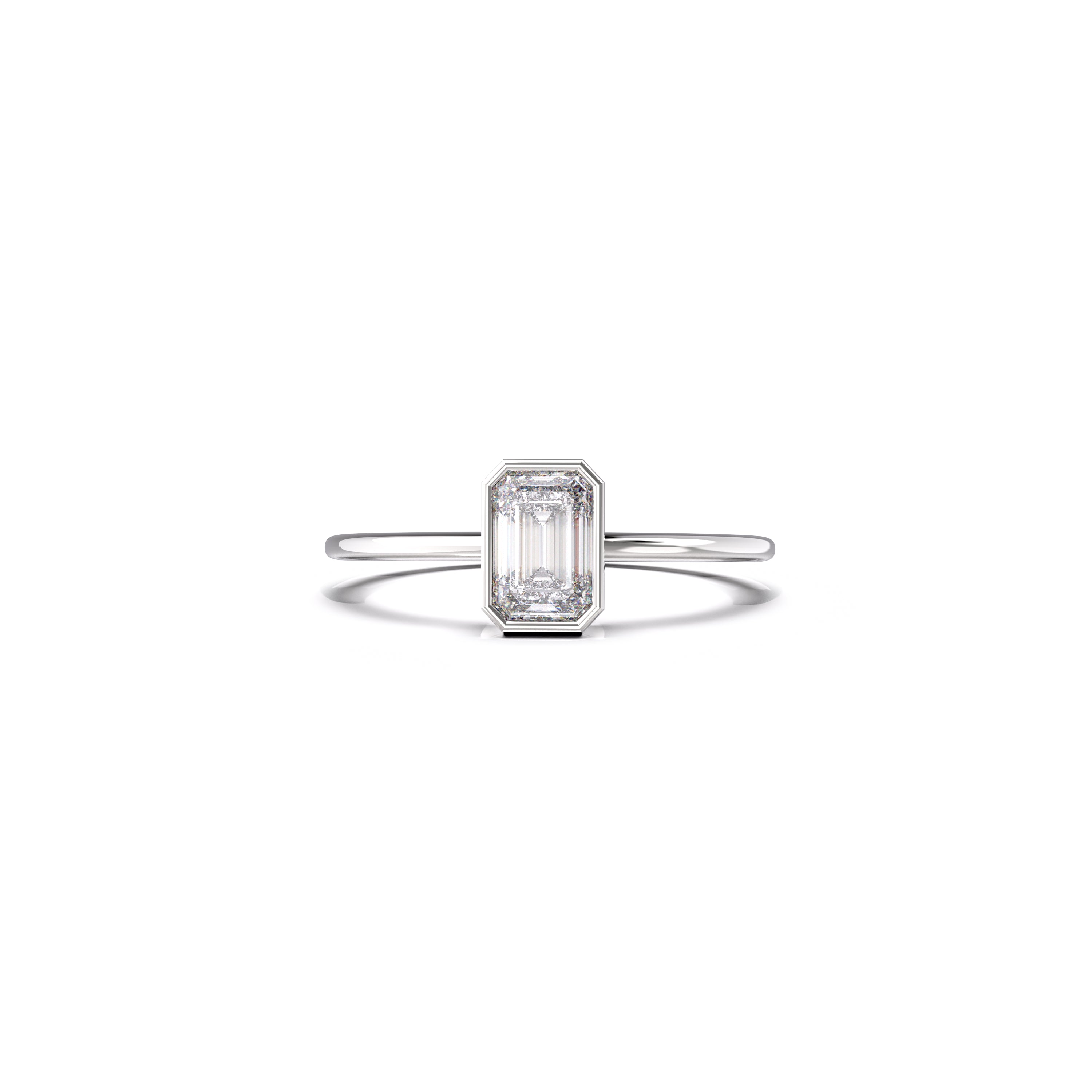 Promise Bezel - Emerald Cut