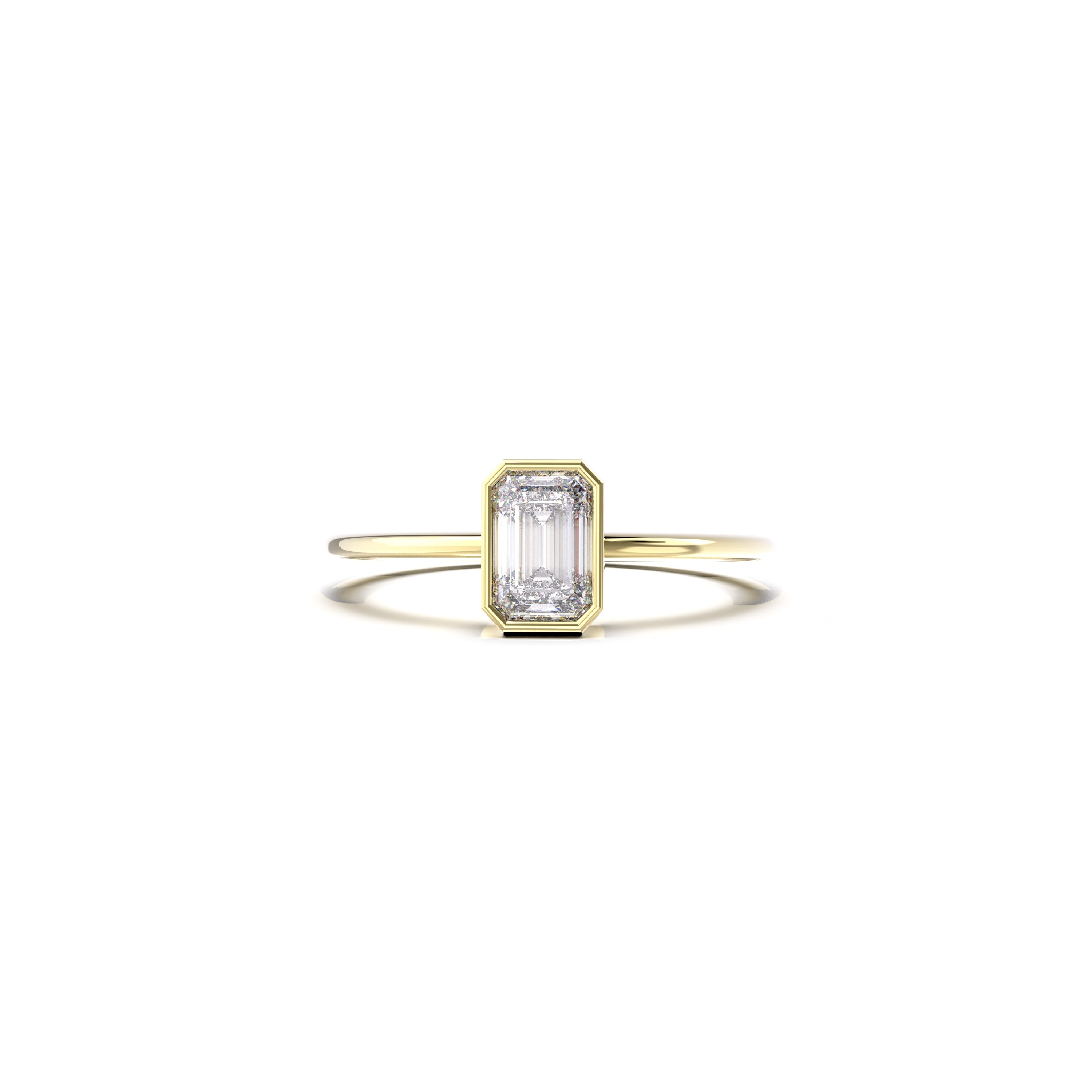 Promise Bezel - Emerald Cut
