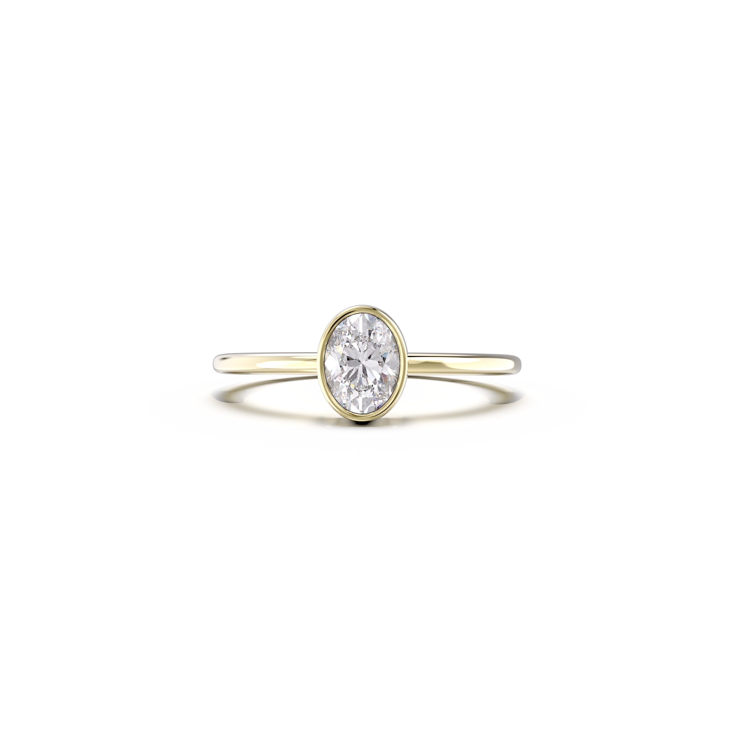 Promise Bezel - Oval Cut