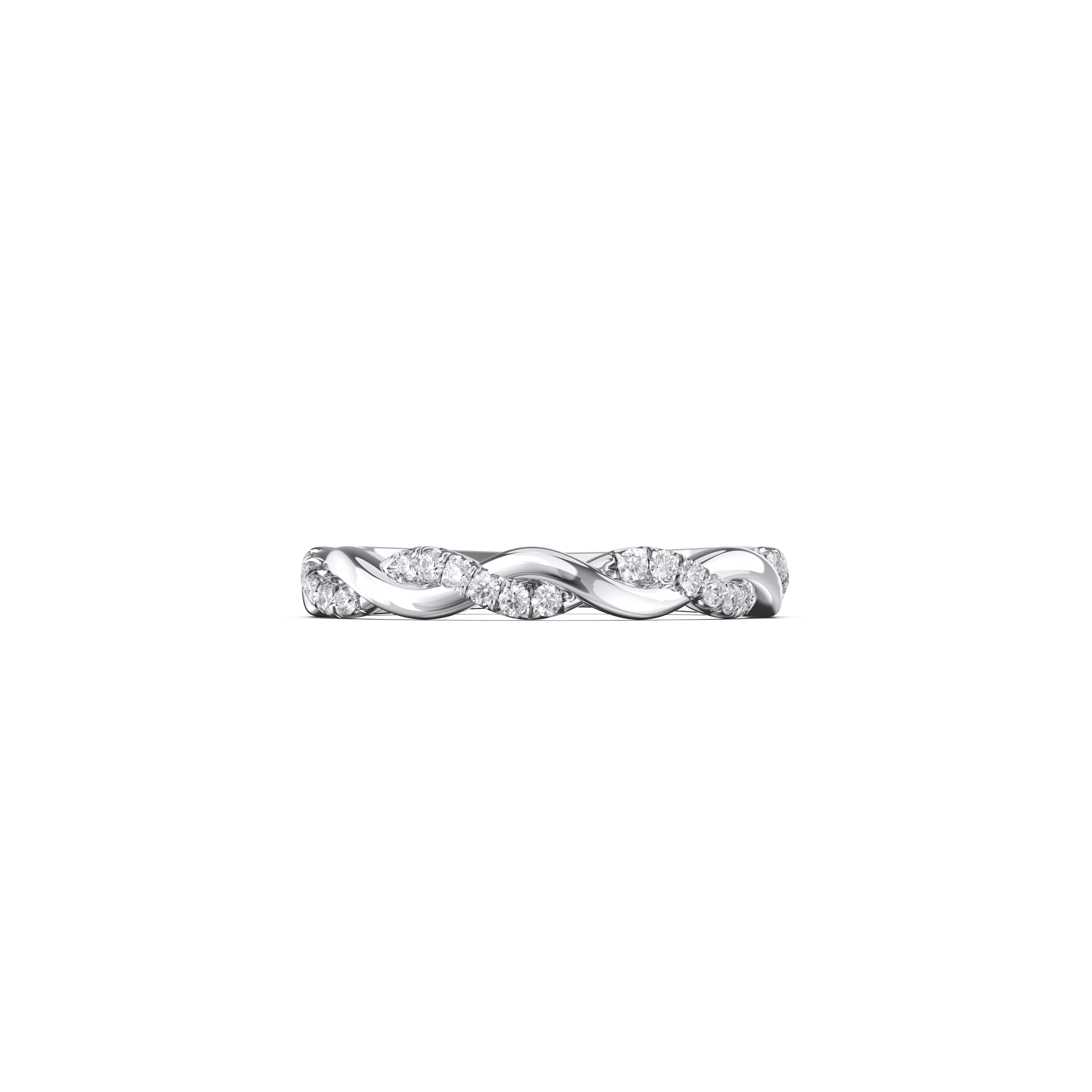 Pandora Twisted Wedding Band