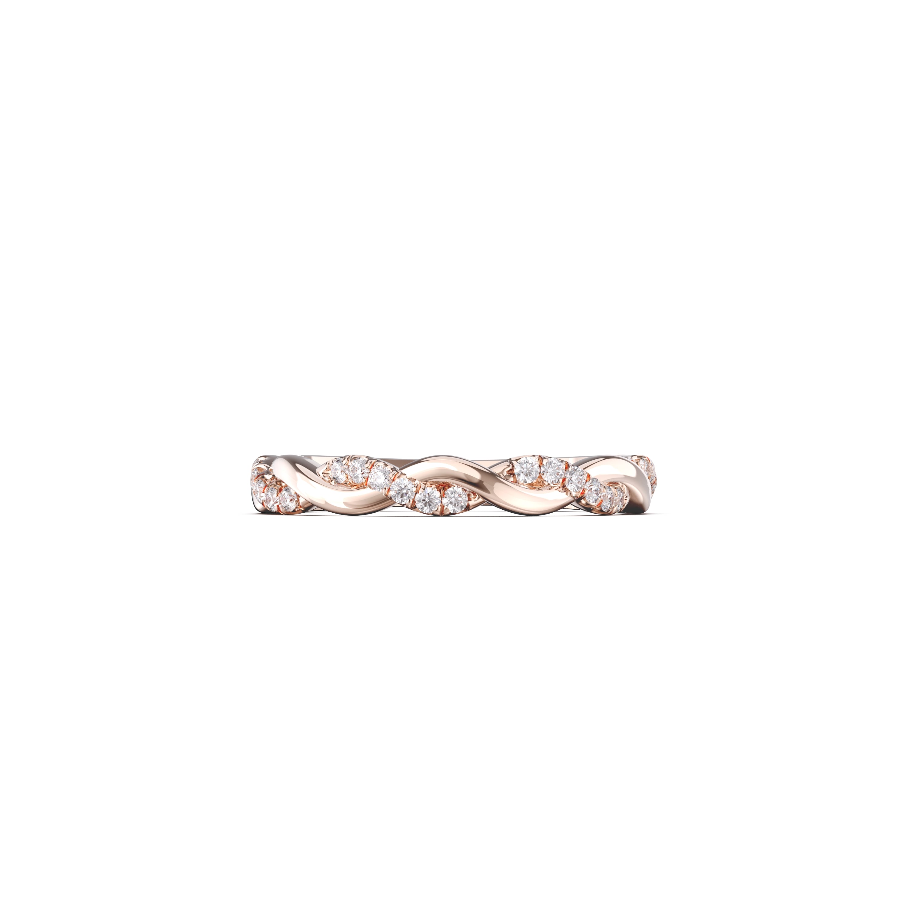 Pandora Twisted Wedding Band