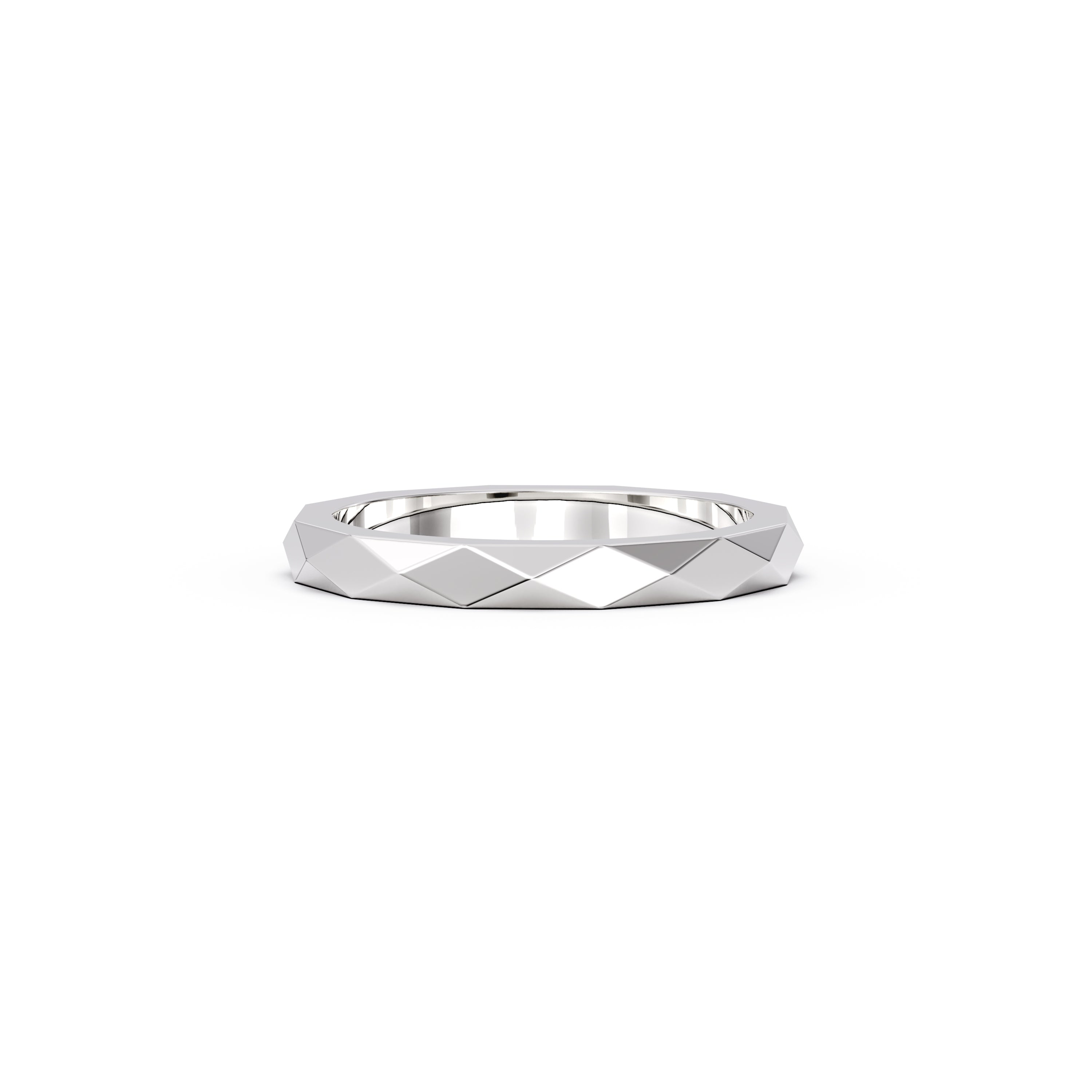 Geometric Wedding Band