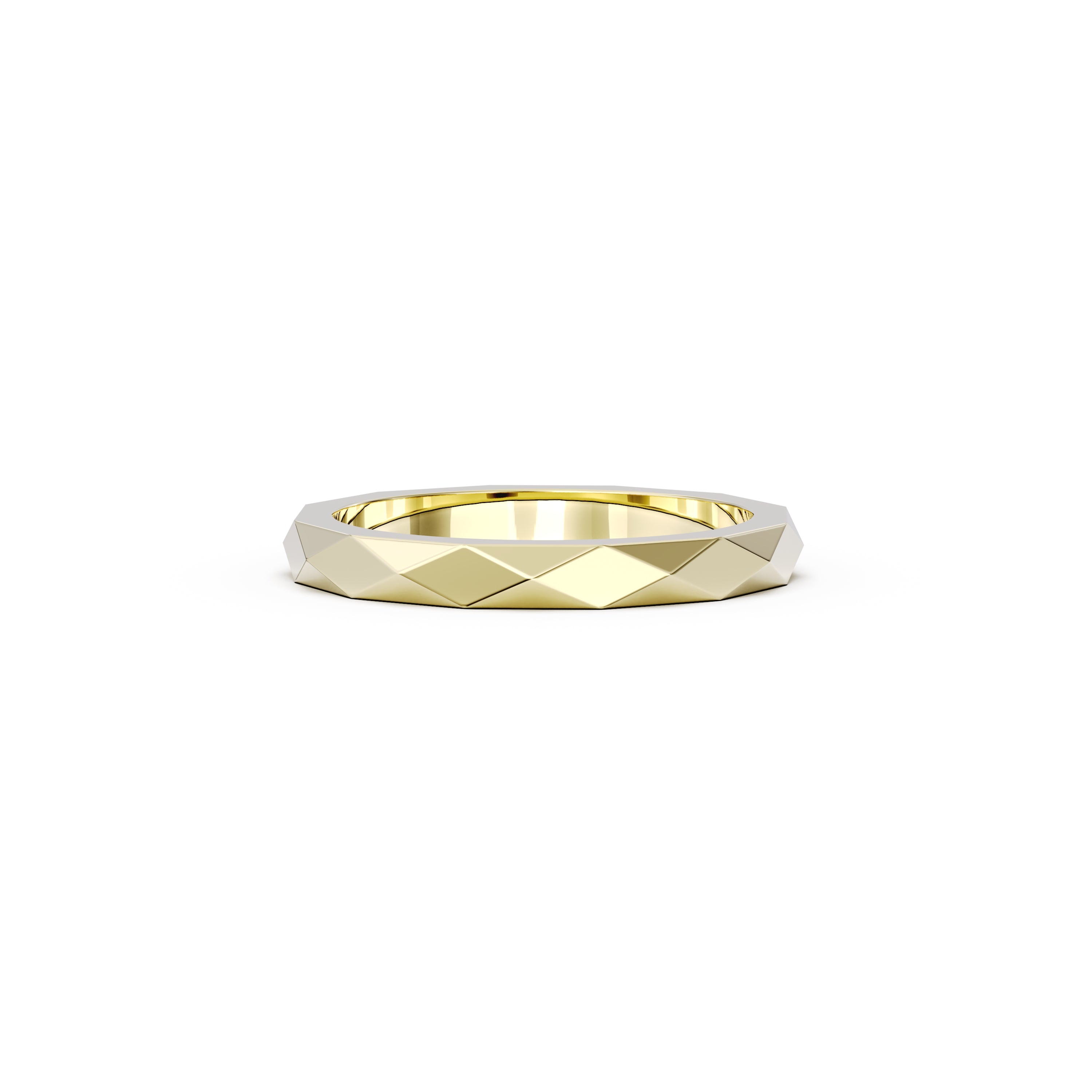 Geometric Wedding Band