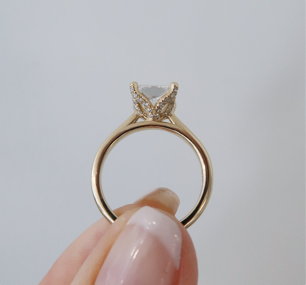 READY: 2.1 ct Princess Cut Engagement Ring