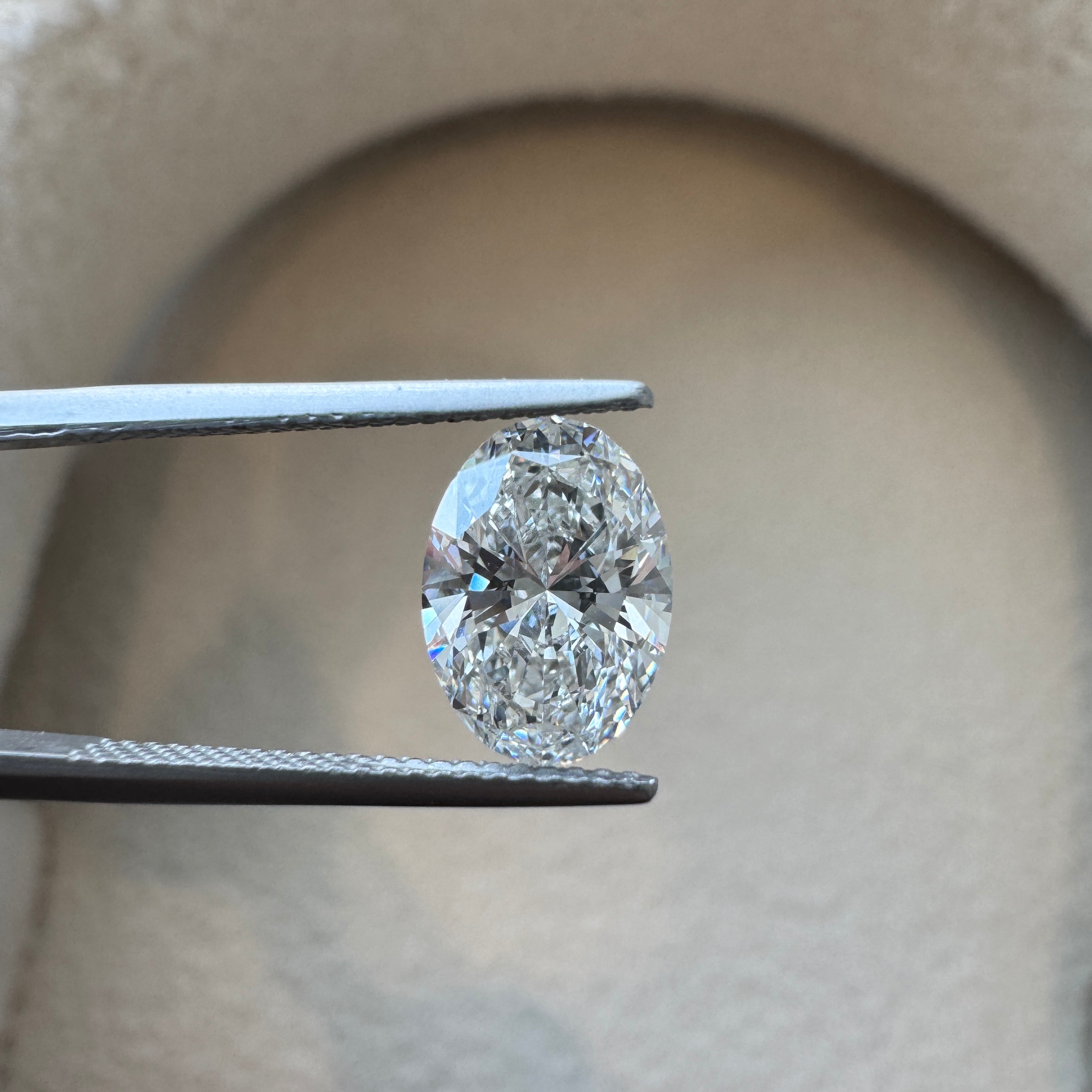 Lab Diamond - Oval 2.59 ct F VS1