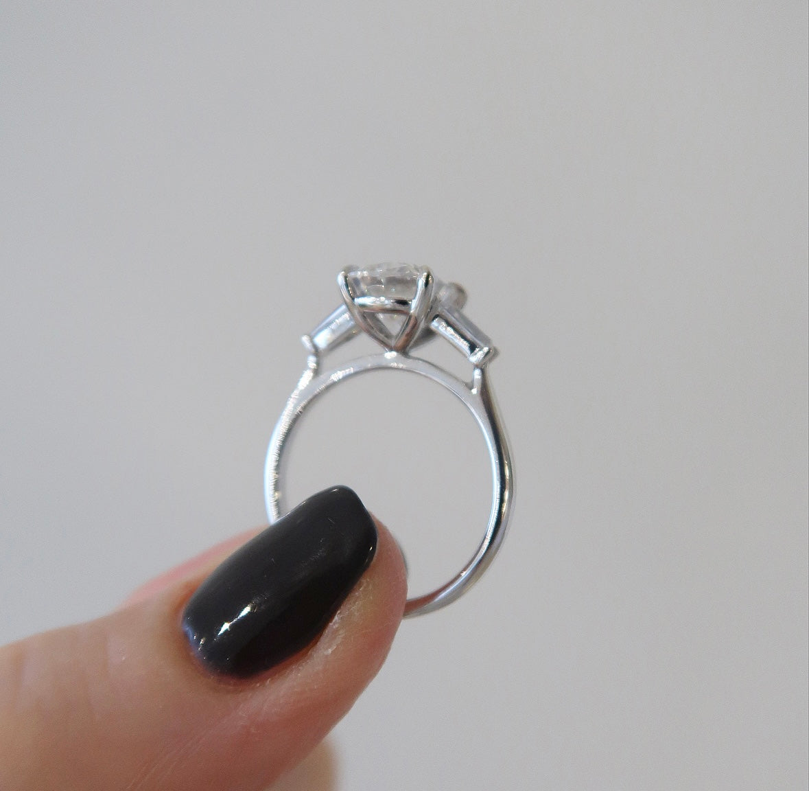 READY: 2.4 ct Elongated Cushion Amor Moissanite Engagement Ring