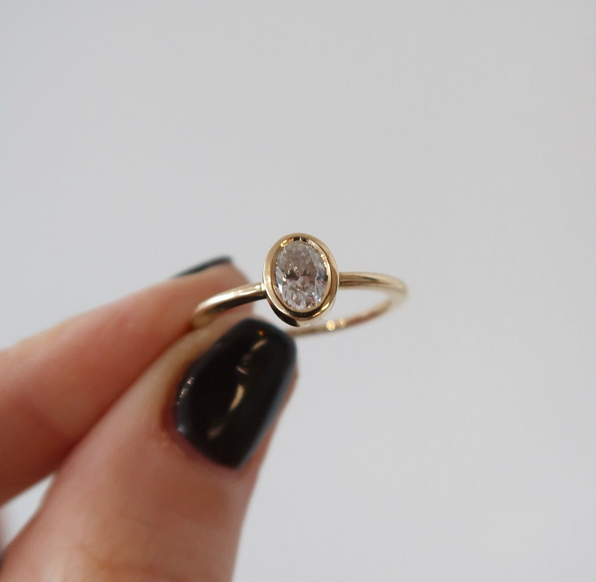 Promise Bezel - Oval Cut