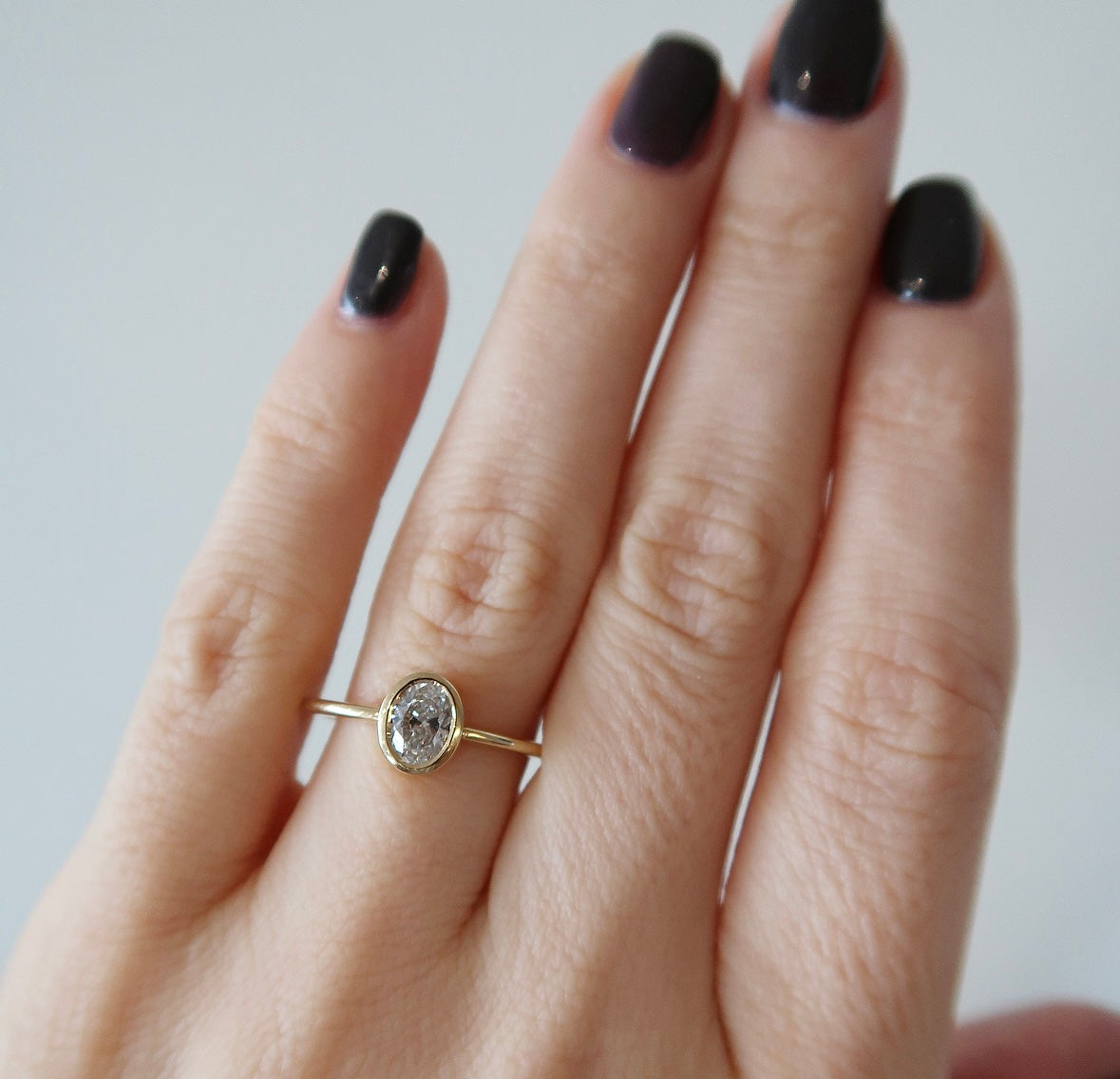 Promise Bezel - Oval Cut