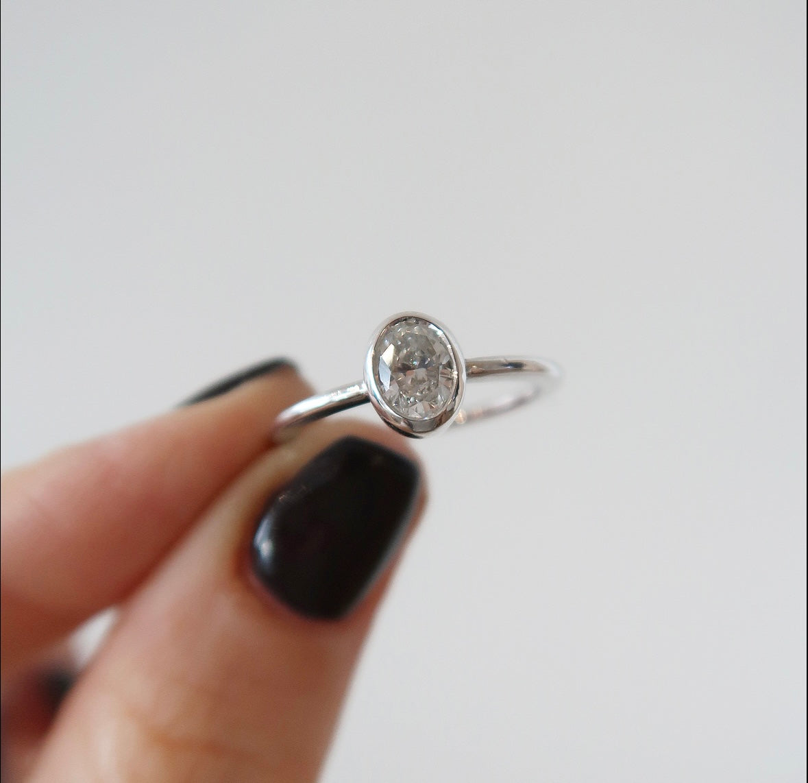 Promise Bezel - Oval Cut