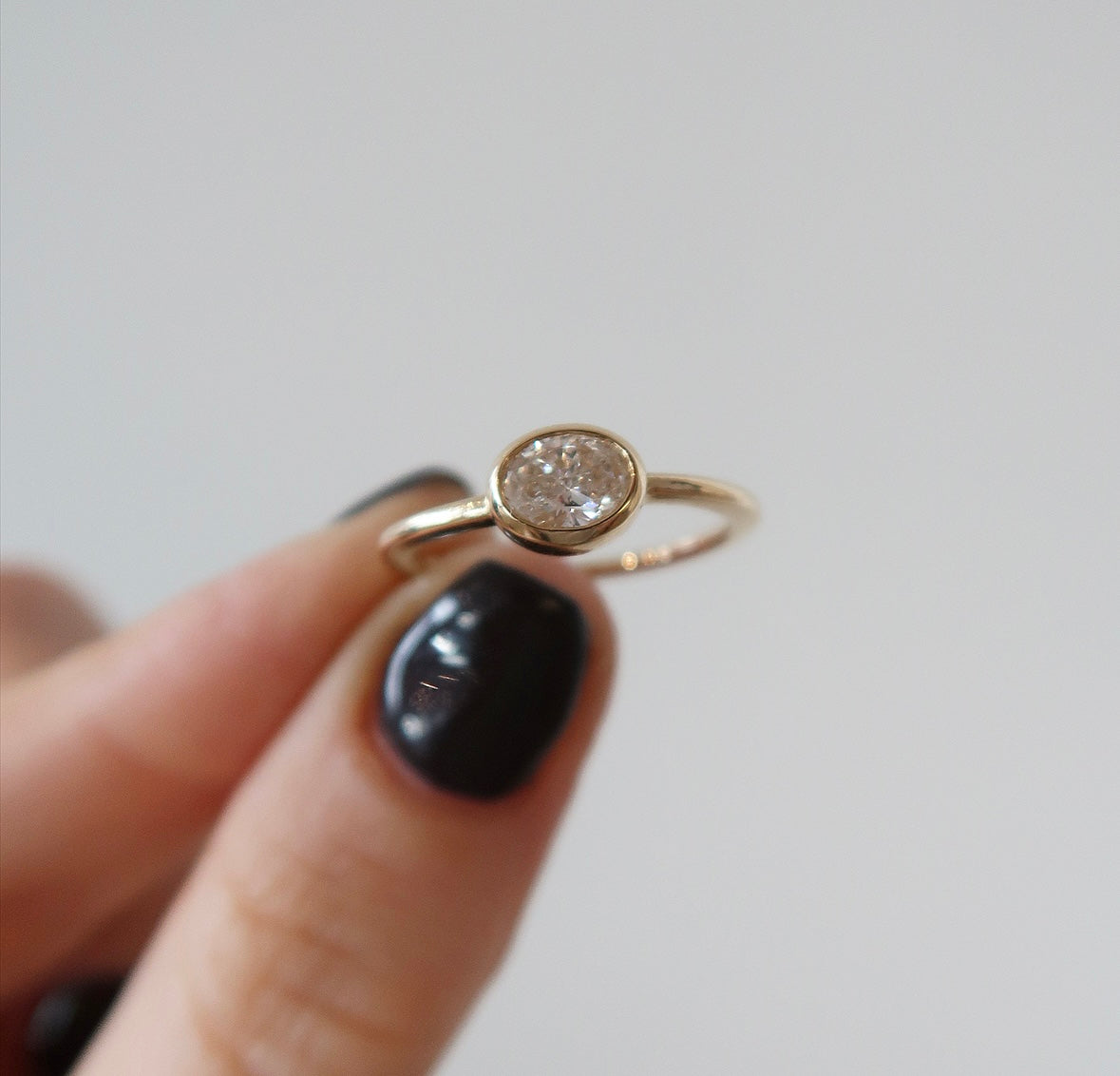 Promise Bezel - Oval Cut