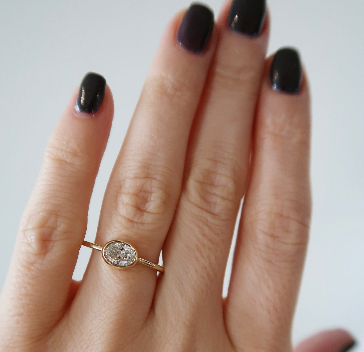 Promise Bezel - Oval Cut