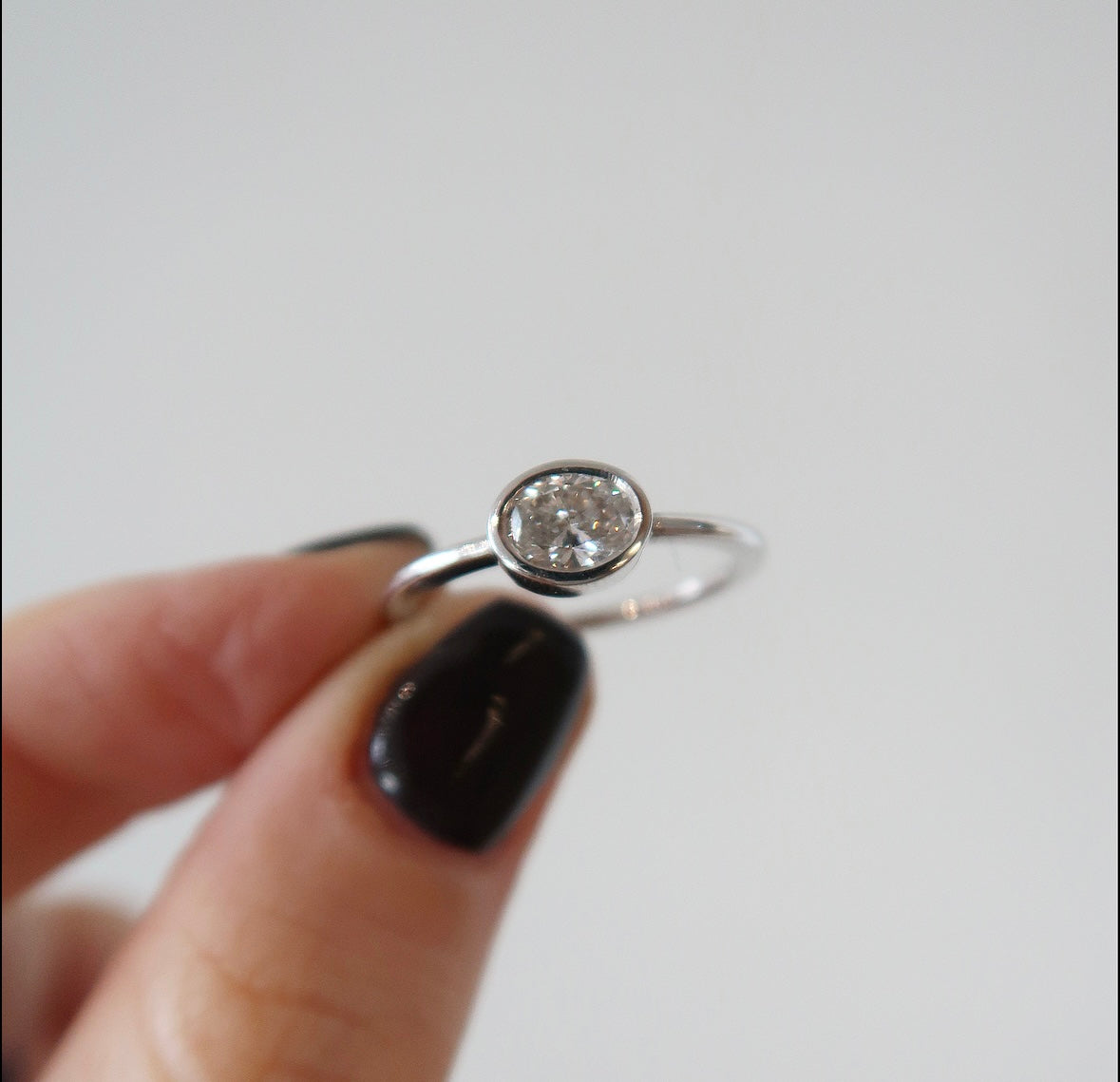 Promise Bezel - Oval Cut