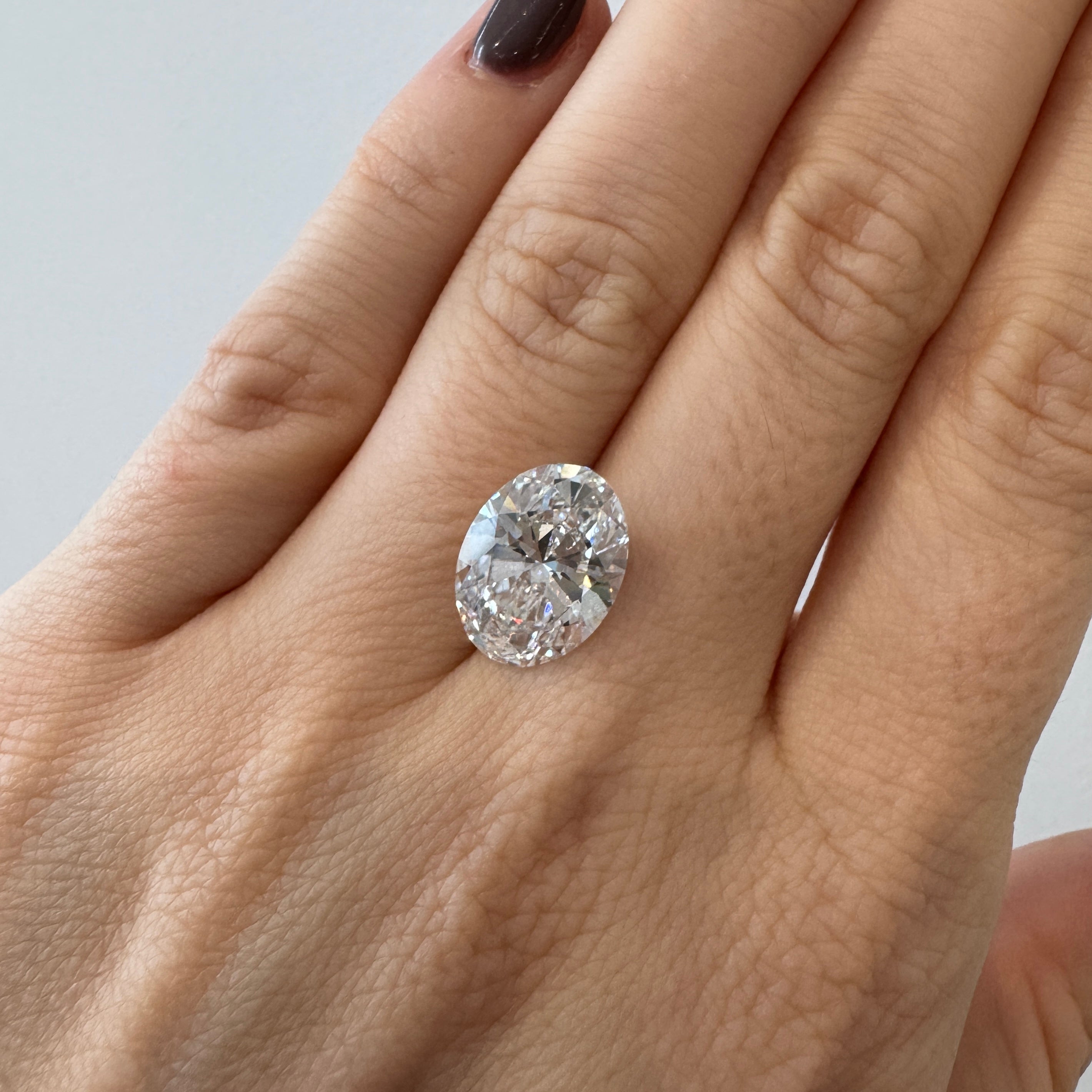 Lab Diamond - Oval 5.24 ct F VS1