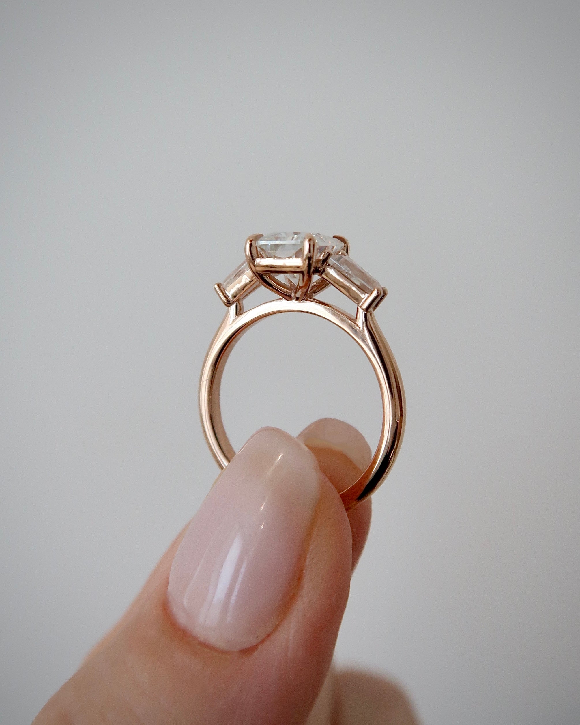 READY: Radiant Cut Amor Engagement Ring