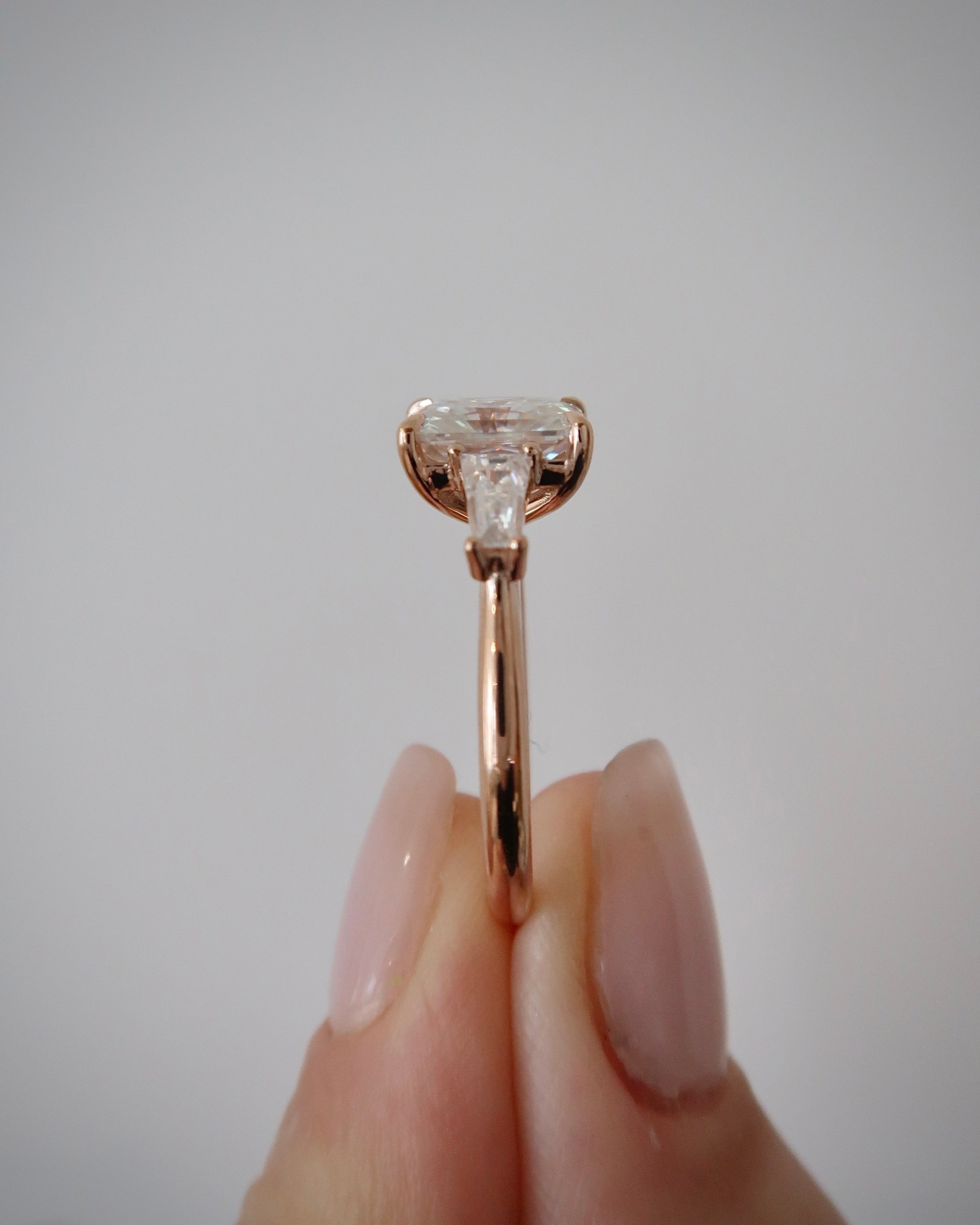 READY: Radiant Cut Amor Engagement Ring