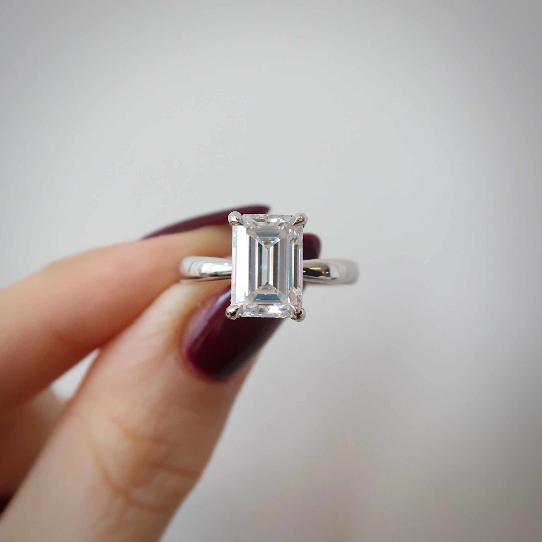 READY: 2.5 ct Emerald Cut Engagement Ring