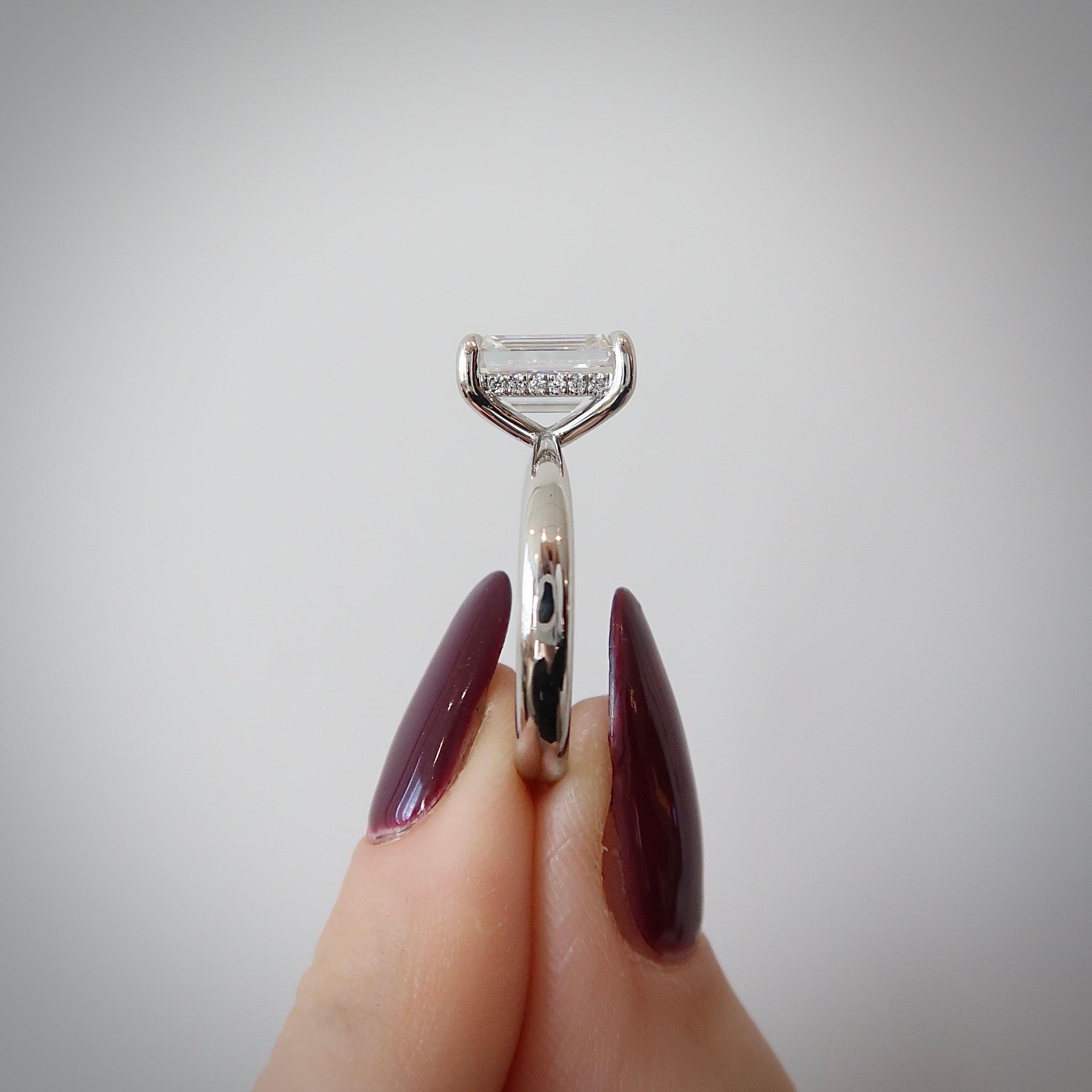 READY: 2.5 ct Emerald Cut Engagement Ring