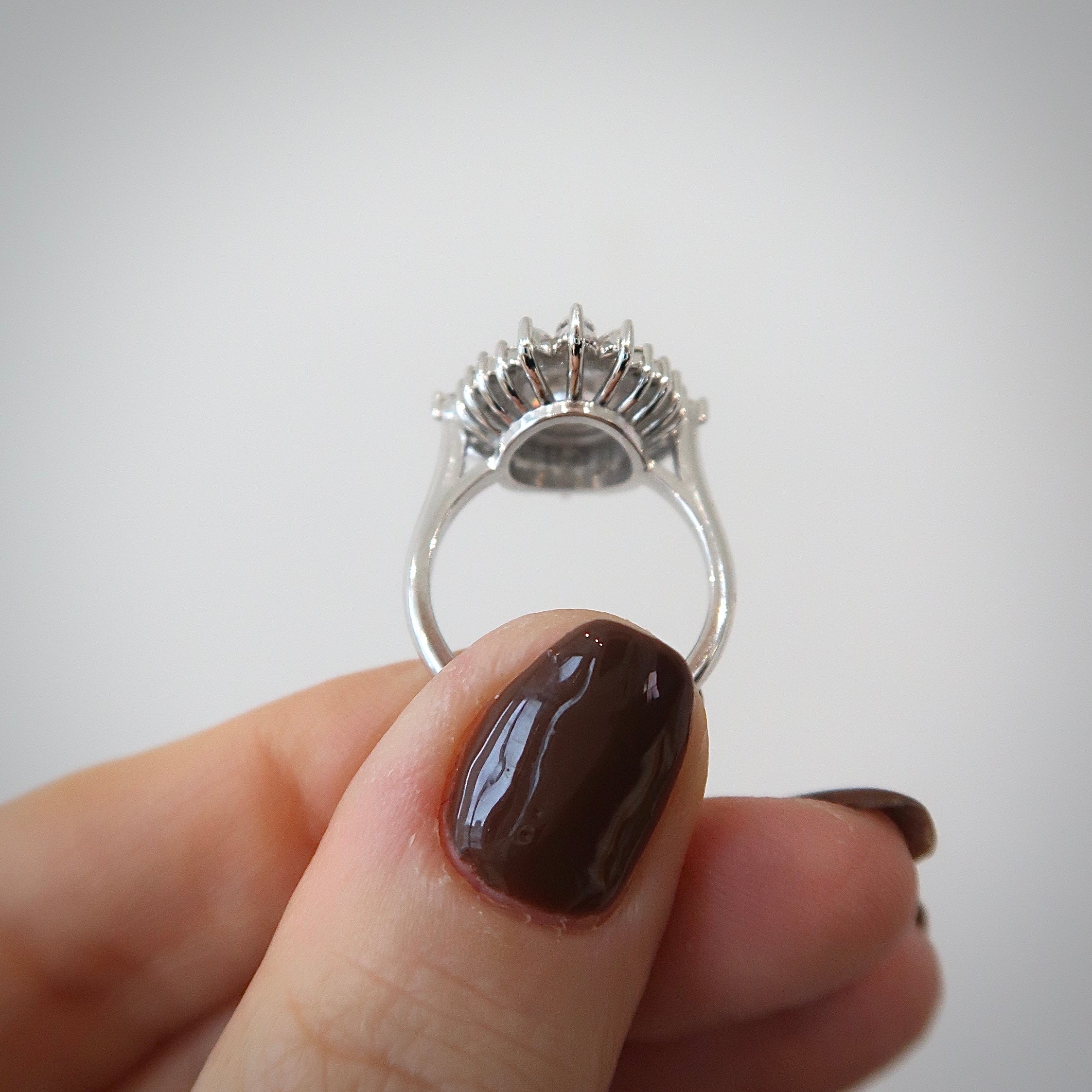 READY: Oval Rose Cut - Heirloom Style Engagement Ring