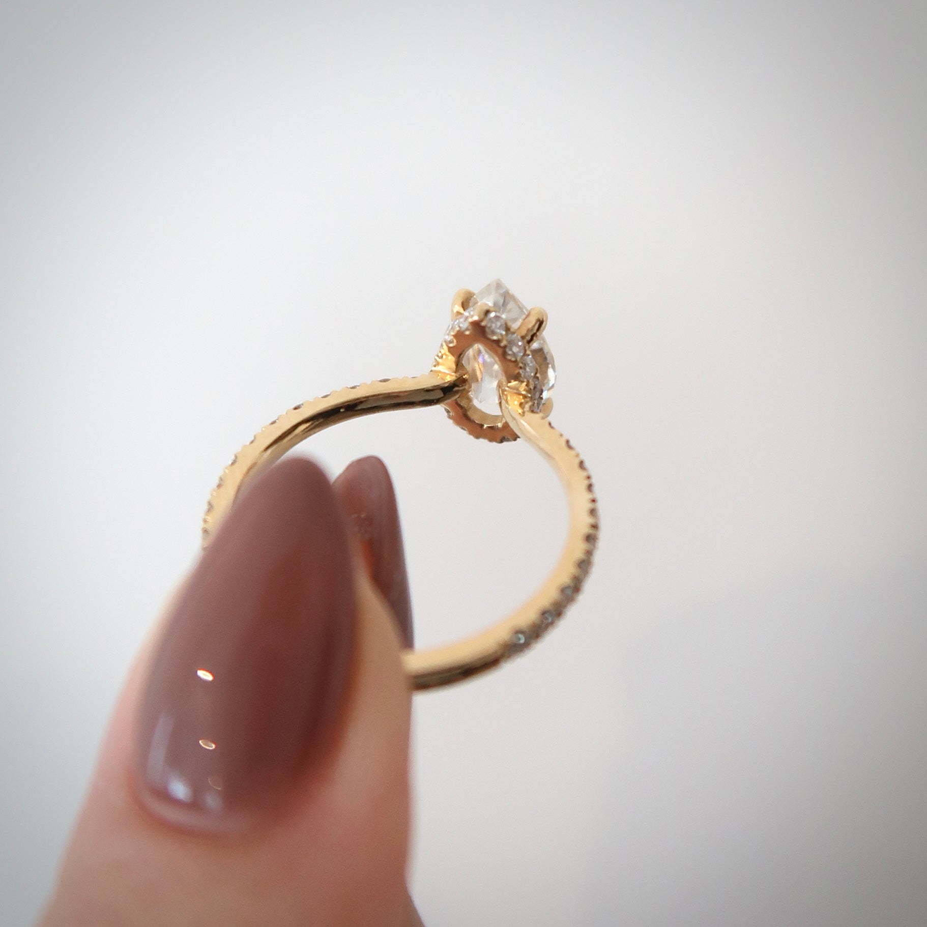 READY: 1.8 ct Pear Cut Engagement Ring