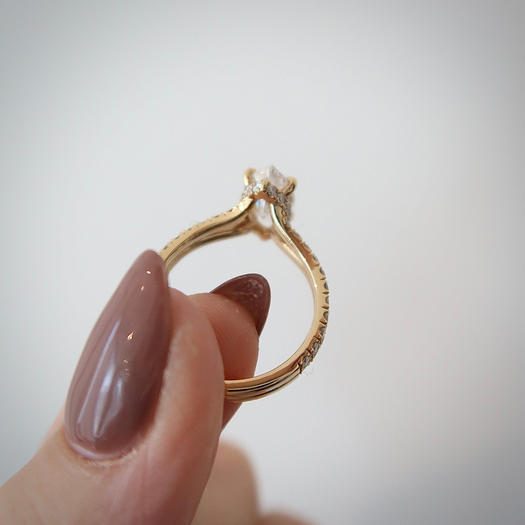 READY: 1.8 ct Marquis Cut Split-Shank Engagement Ring
