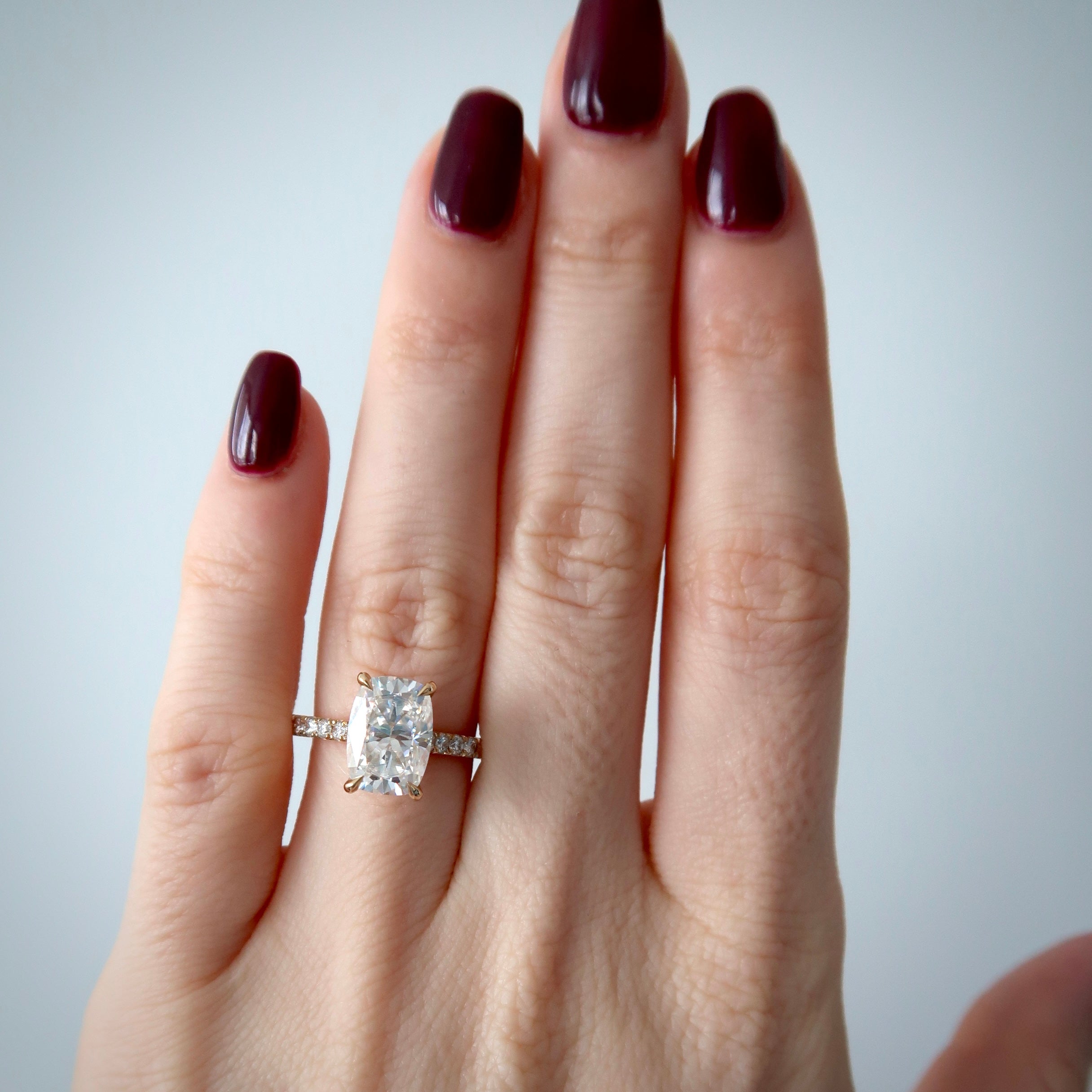 READY: 3 ct Elongated Cushion Venus Ring