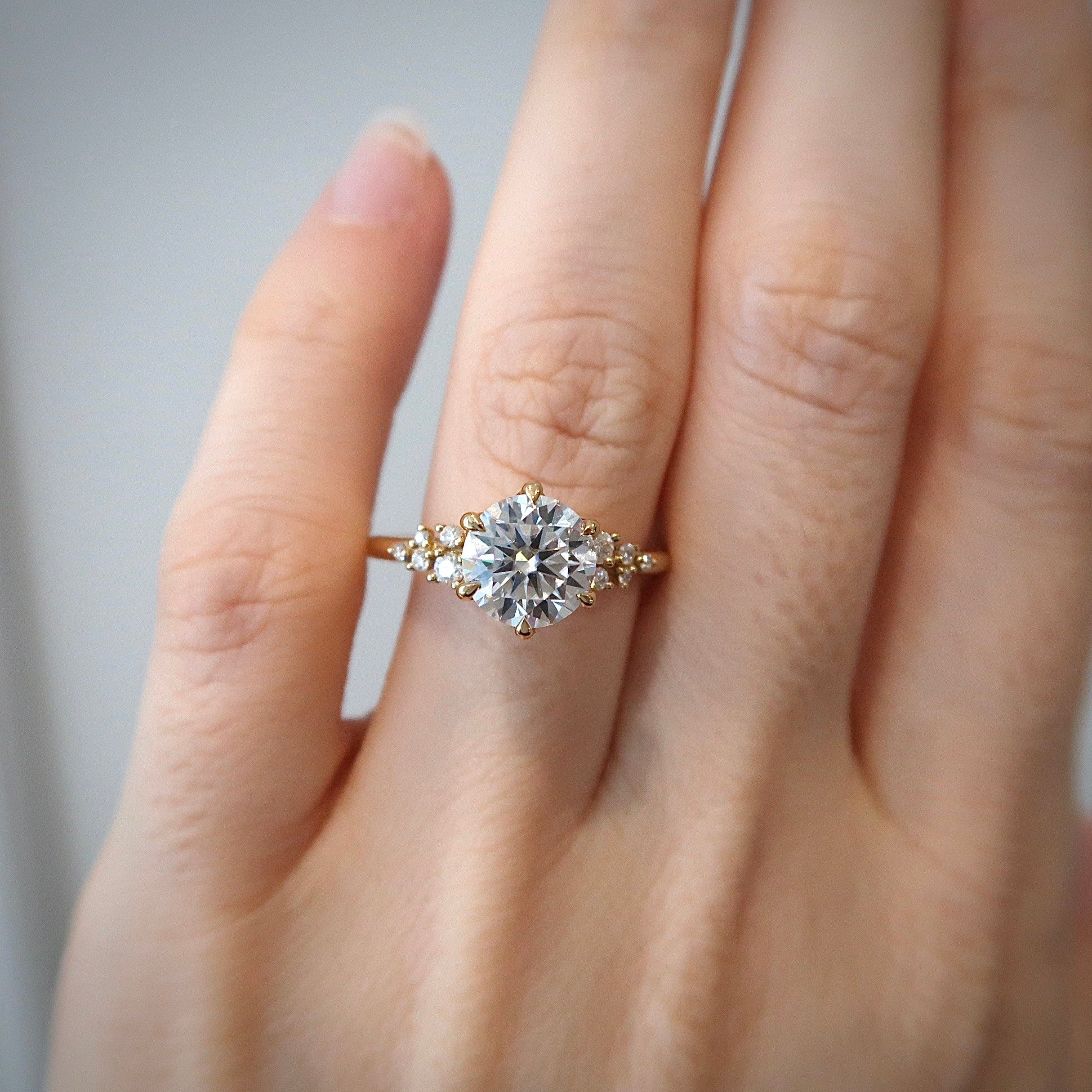 READY: 1.5 ct Round Lyra Solitaire