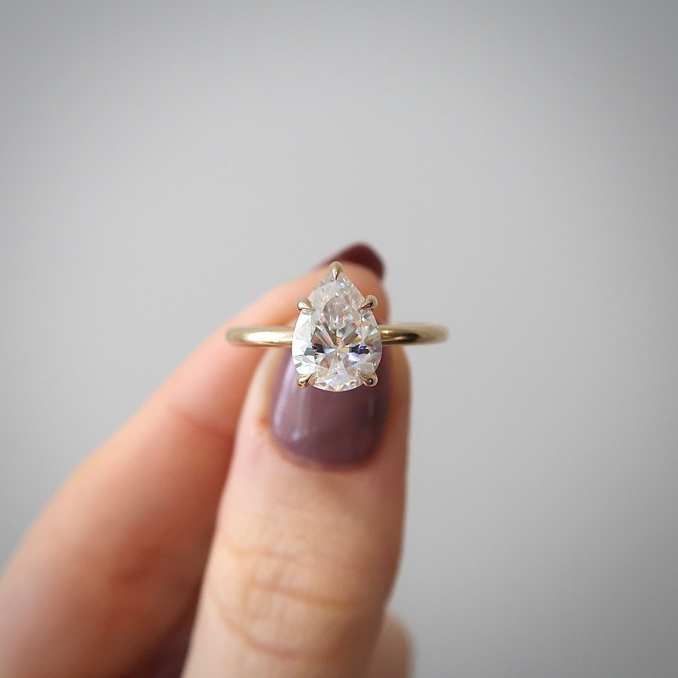 READY: 1.7 ct Pear Cut Clio Ring