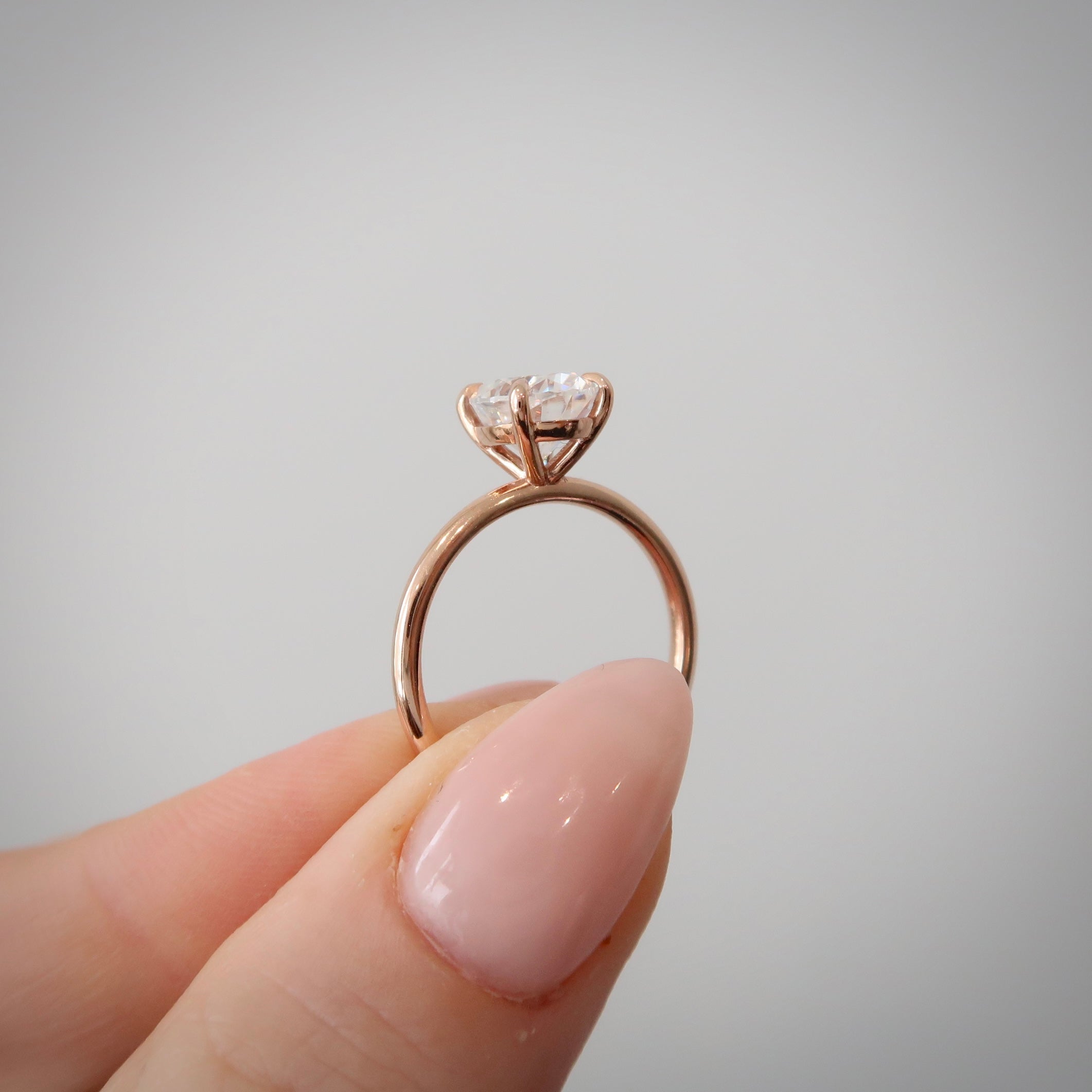 DAILY DEAL: 2 ct Oval Moissanite Ring