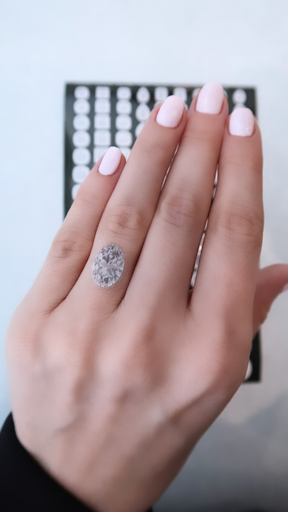 Gemstone Sticker Sheet & Ring Sizer