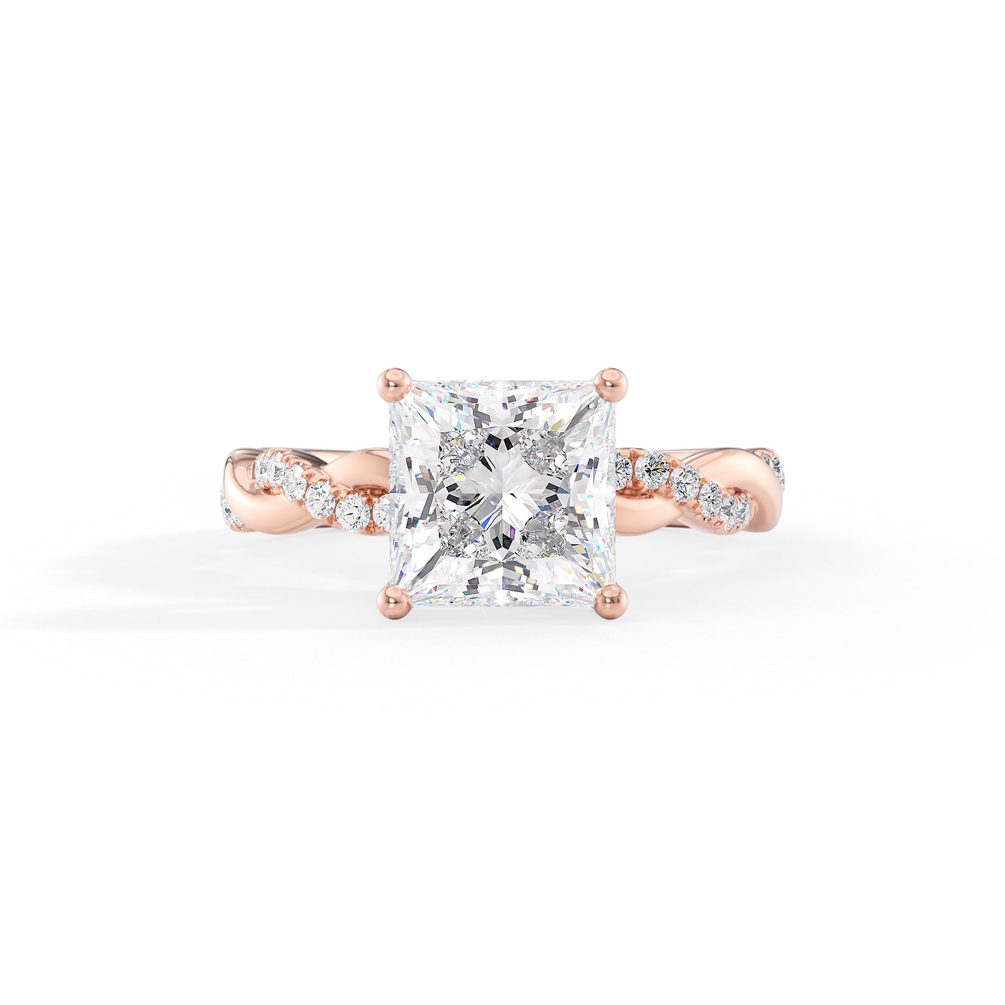 princess cut pandora ring