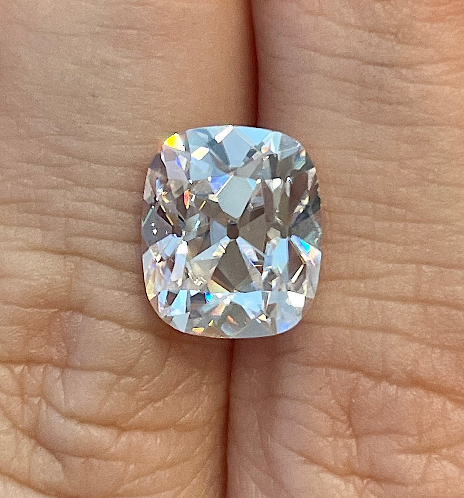 Antique cushion store cut diamond