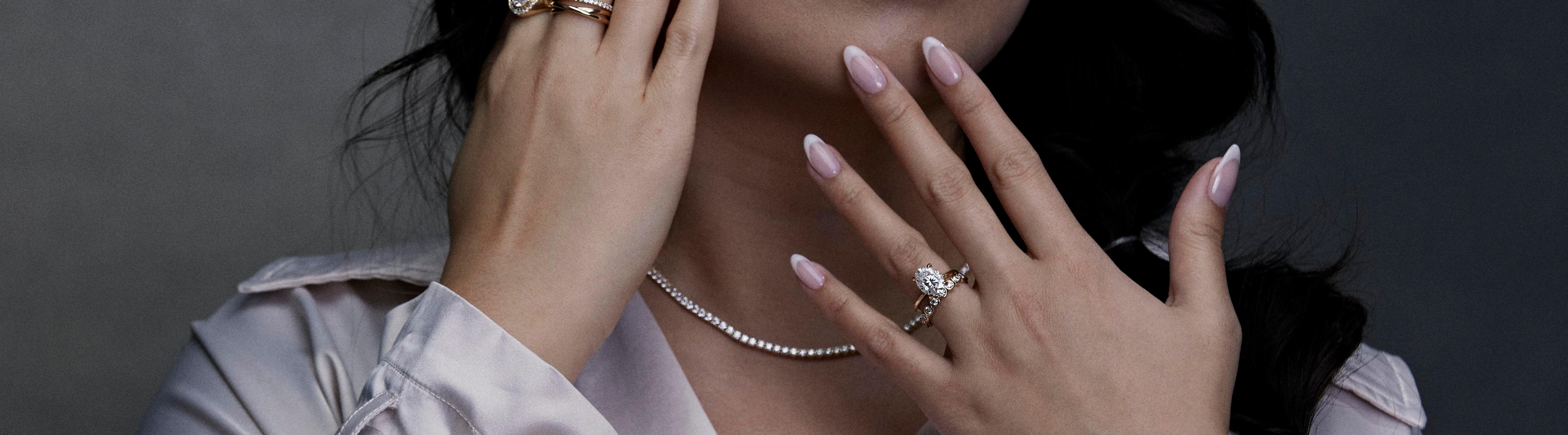 Princess cut bezel set 2025 ring