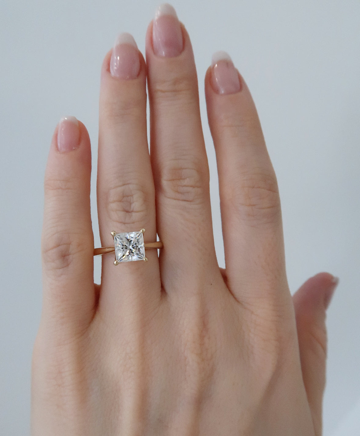 READY: 2.1 ct Princess Cut Engagement Ring