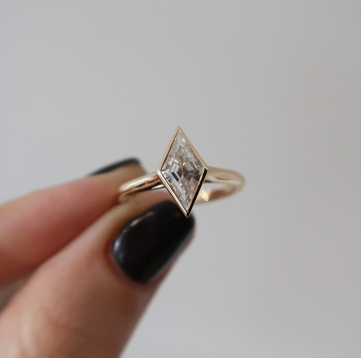 READY: Small Xena Lozenge Engagement Ring