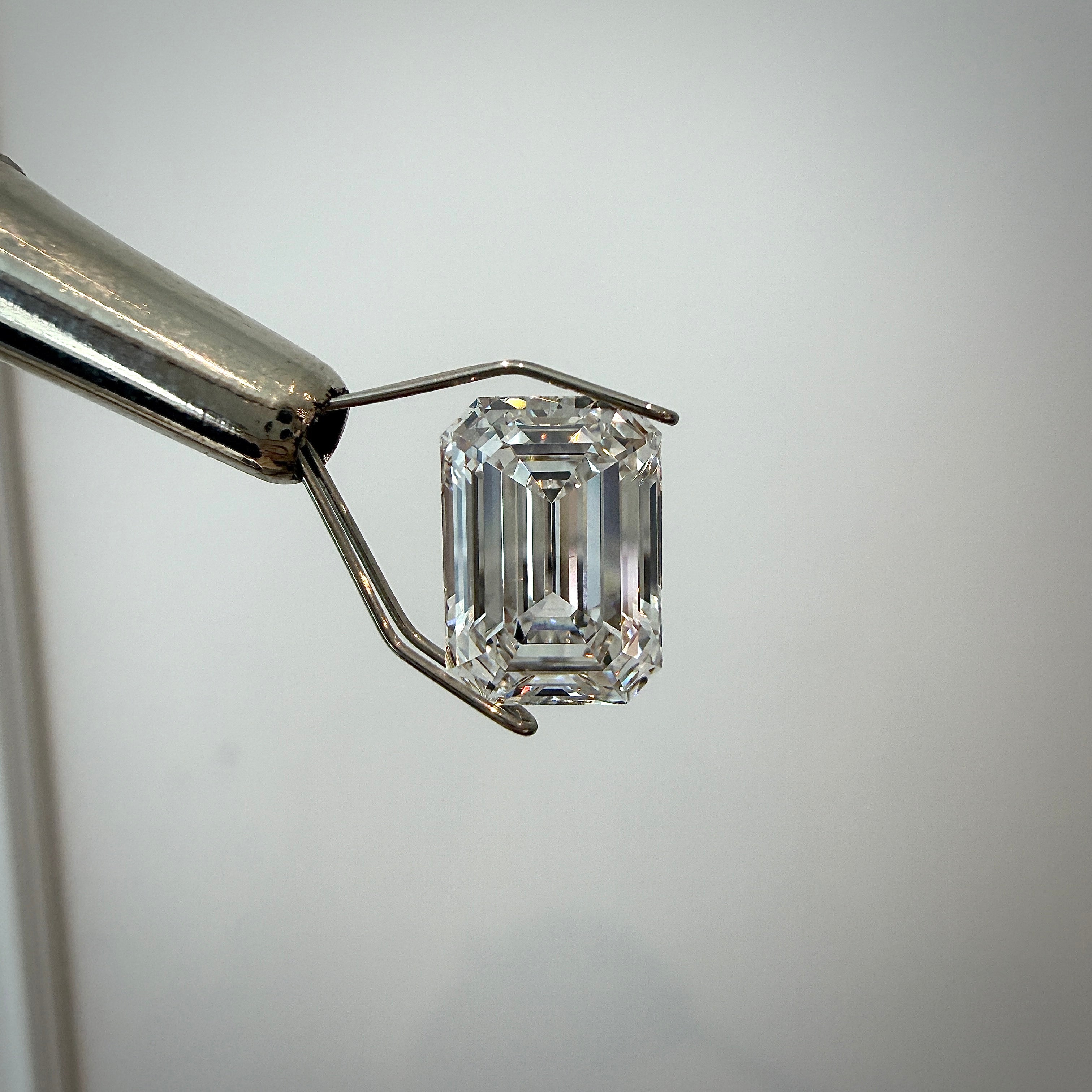 Lab Diamond - Emerald 3.09 ct E VS1