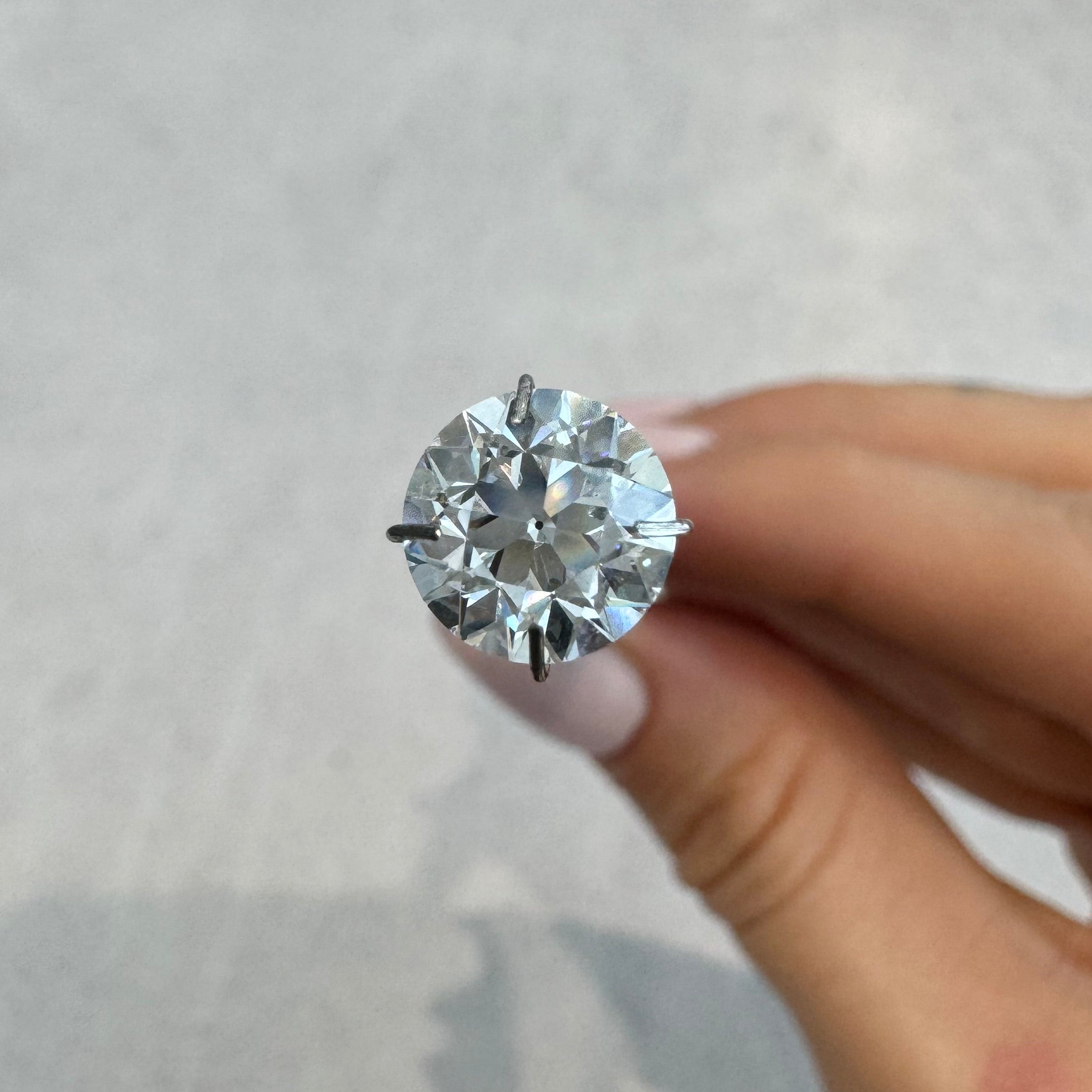 Lab Diamond - Old European Cut Round (OEC) 2.05 CT D VS2