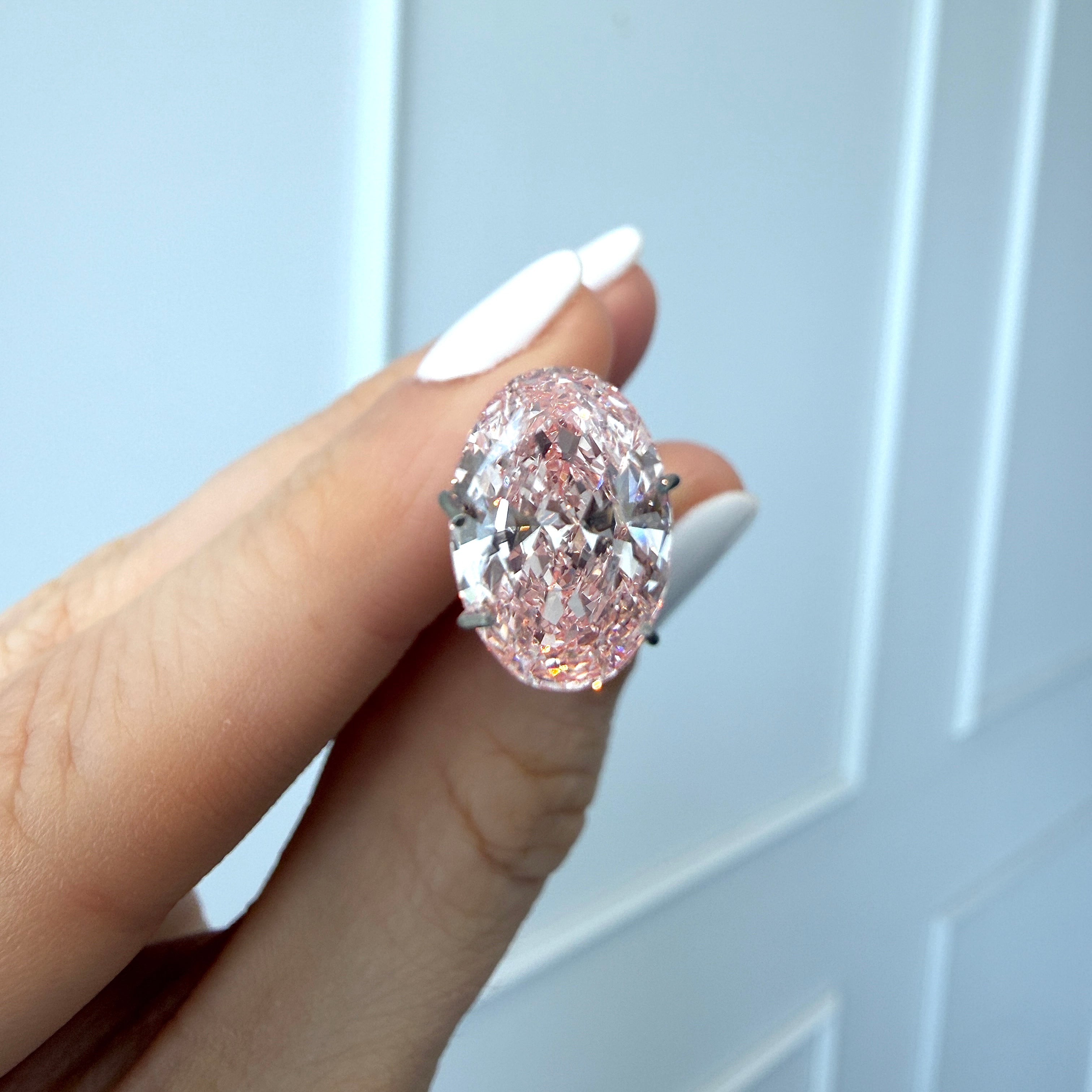 Lab Diamond - Oval 2.59 ct Fancy Pink VVS1