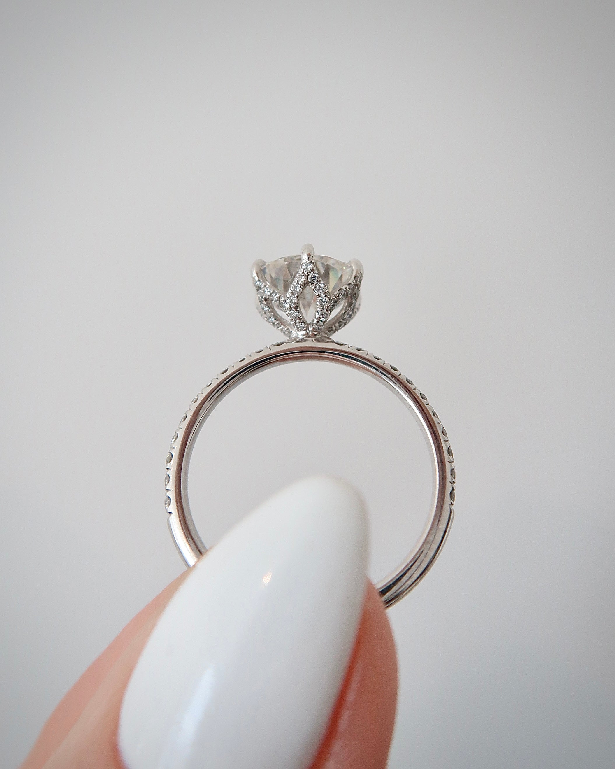 READY: 2.5 ct Round Petal Engagement Ring