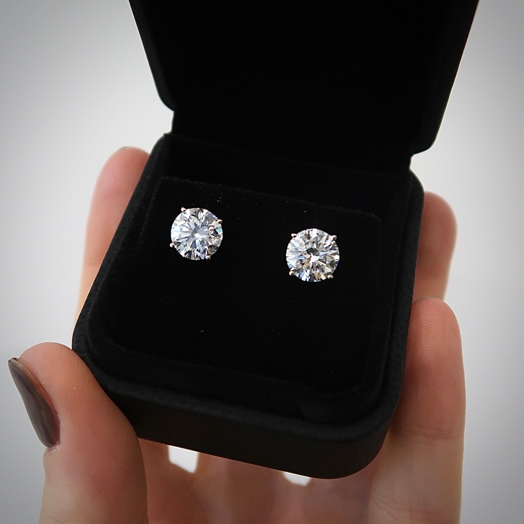 Lab Diamond Studs- 4.07 CTW E VS