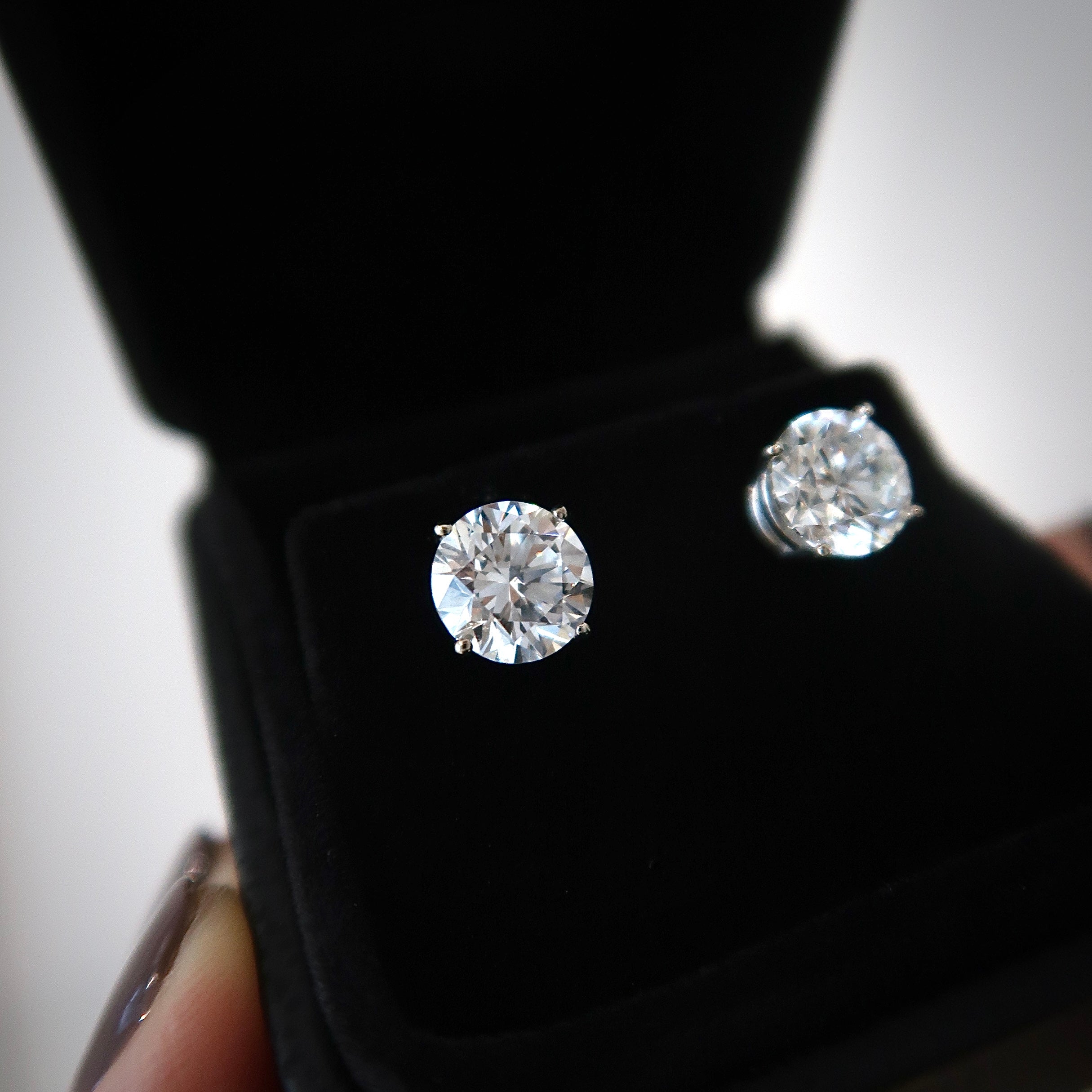 Lab Diamond Studs- 4.07 CTW E VS