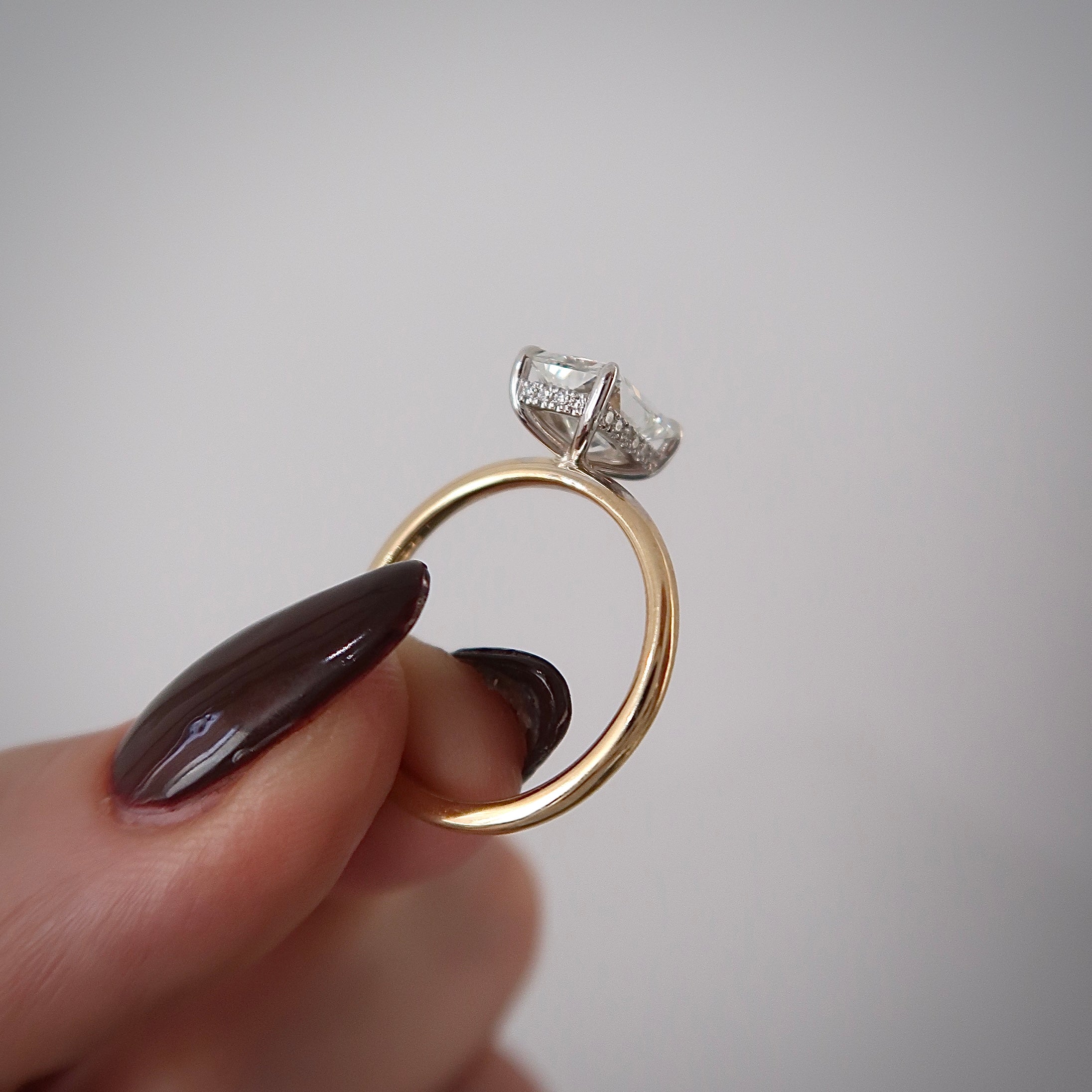 Lab Diamond Solitaire - Radiant 2.08 ct F VS1