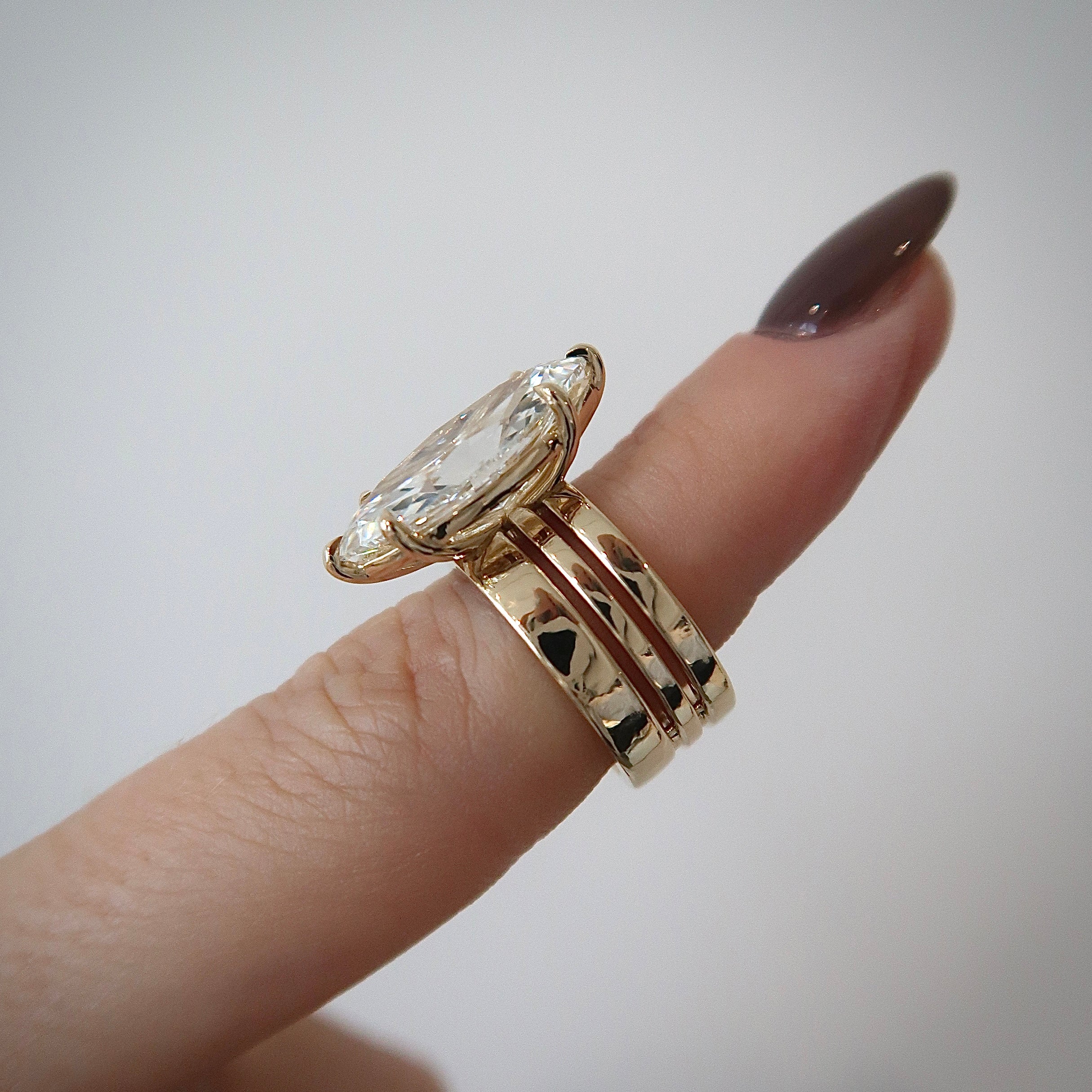 Lab Diamond Solitaire - Marquis 4.79 CT F VS1