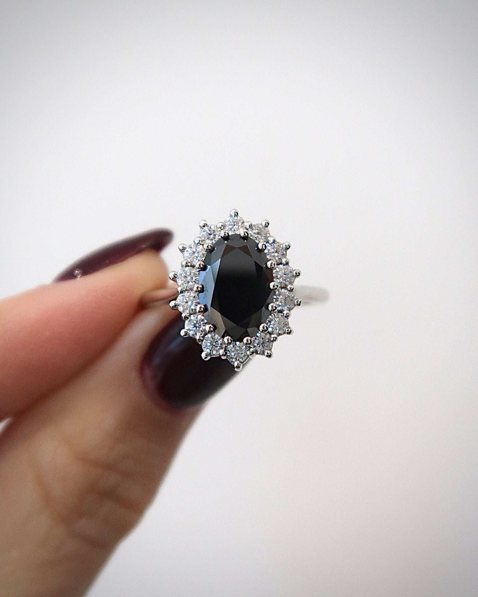 READY: Her Majesty- Black Moissanite
