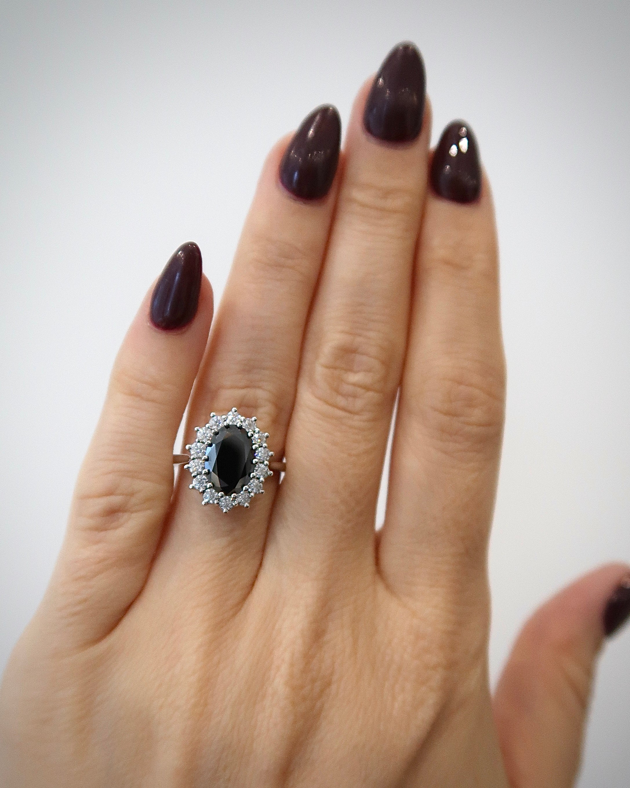 READY: Her Majesty- Black Moissanite