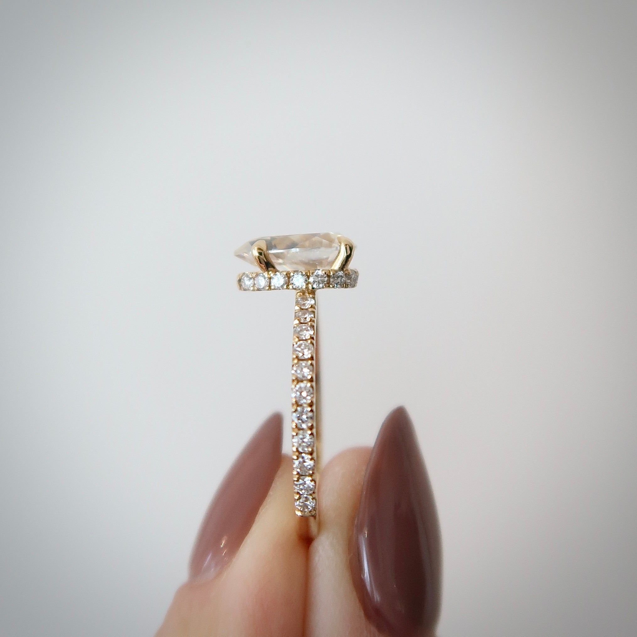 READY: 1.8 ct Pear Cut Engagement Ring