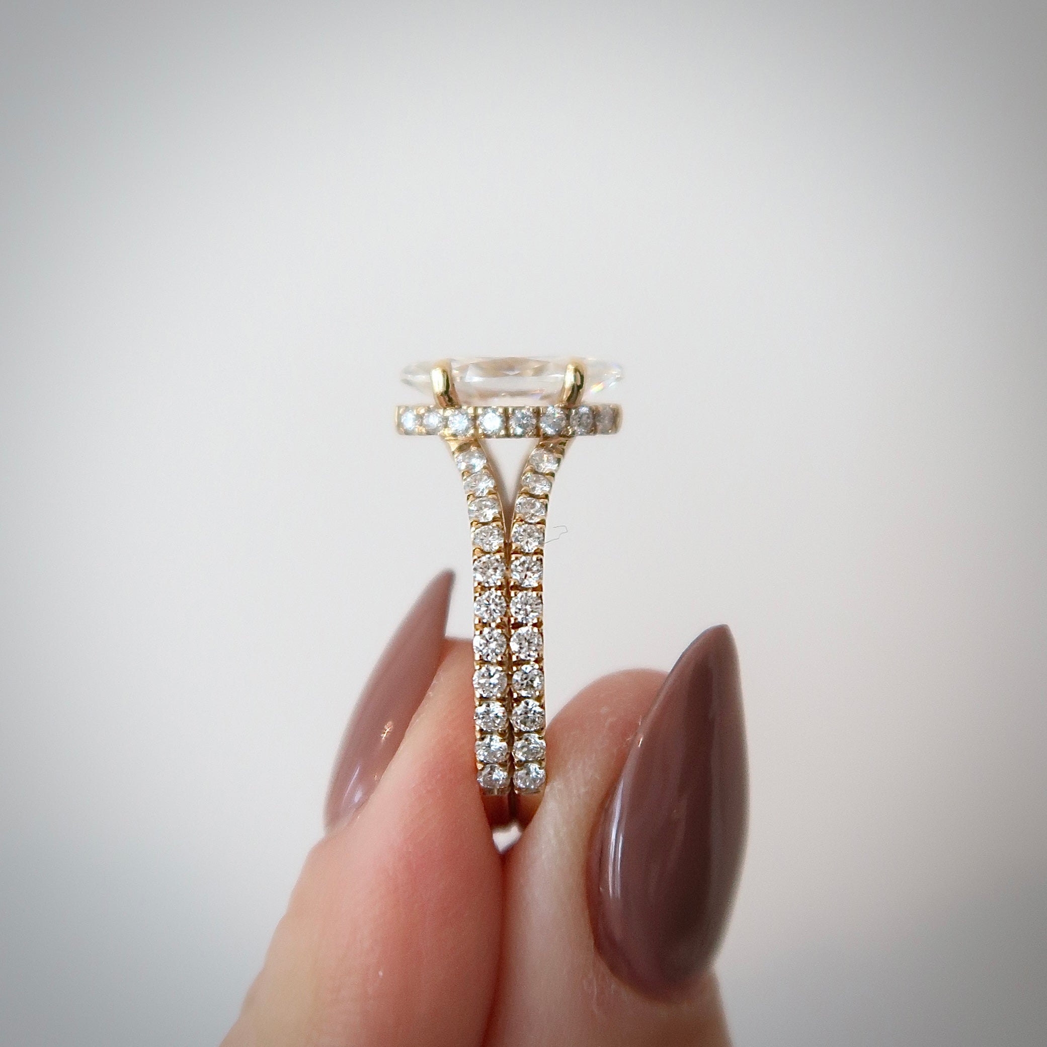 READY: 1.8 ct Marquis Cut Split-Shank Engagement Ring